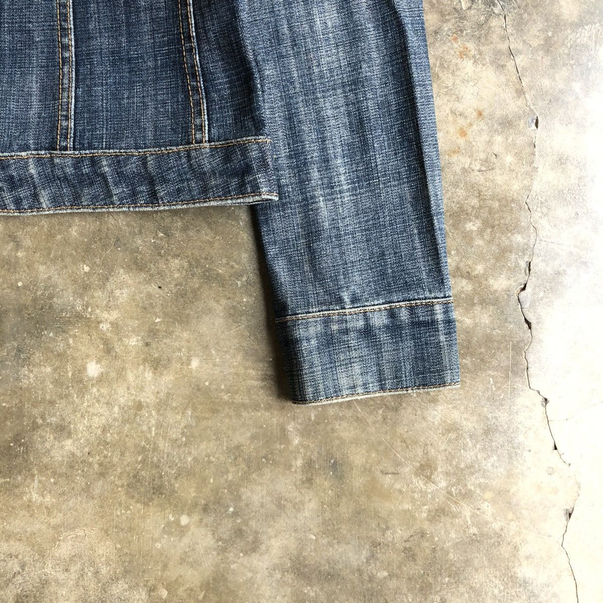 Yohji Yamamoto 🇯🇵 Vintage Ined Japan by Yohji Yamamoto Cropped Denim Jacket Size US XS / EU 42 / 0 - 8 Thumbnail