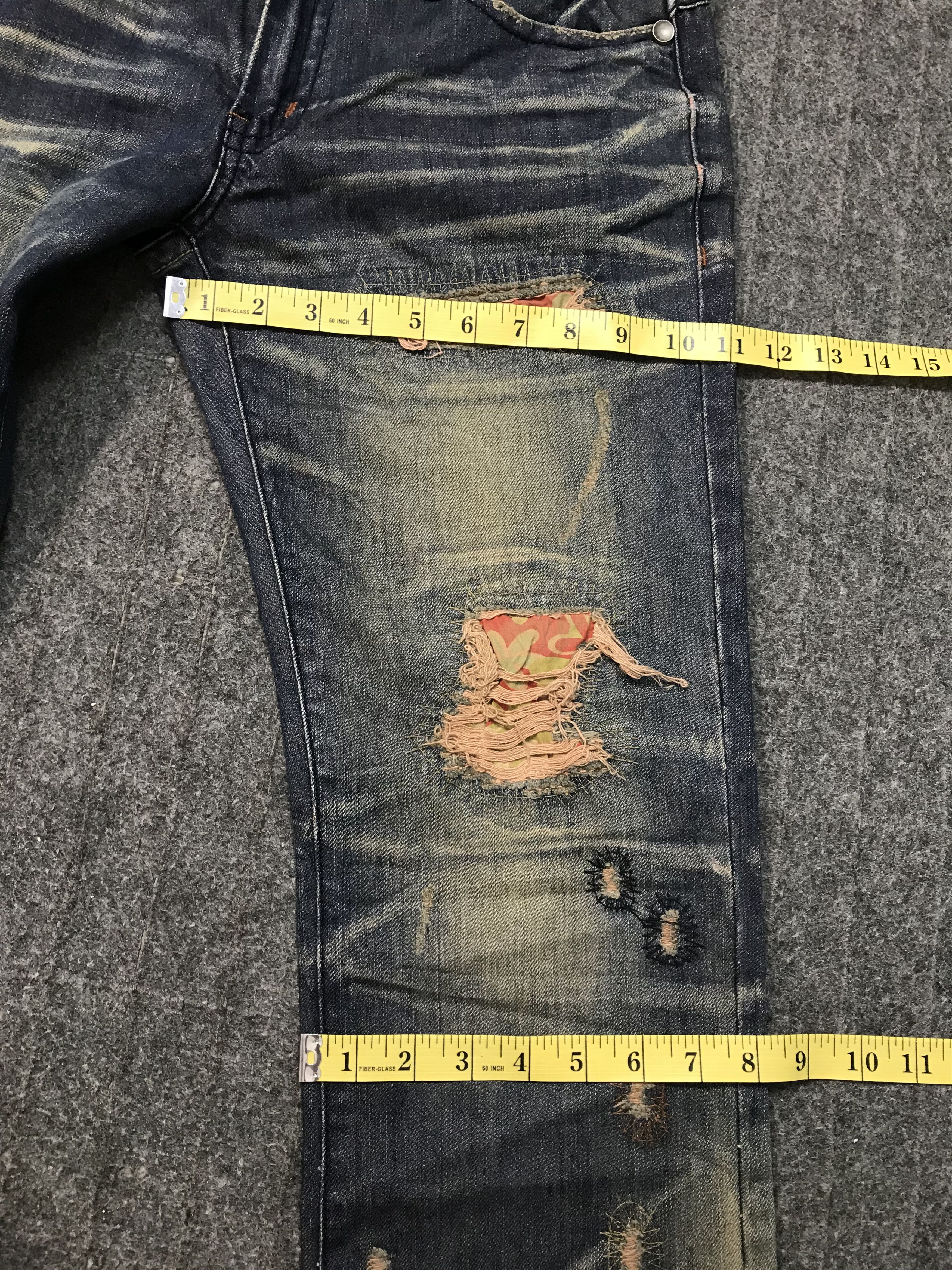 Other H Girl Straight Cut Indigo Denim Jeans Size US 32 / EU 48 - 13 Thumbnail