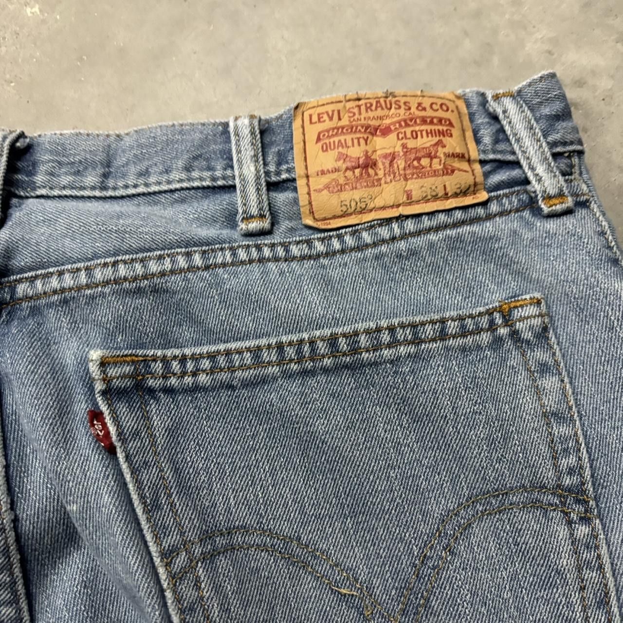 Levi's × Vintage Crazy Vintage Y2K/2000s Baggy Levis Light Wash Skater Denim Jeans! Size US 38 / EU 54 - 7 Thumbnail
