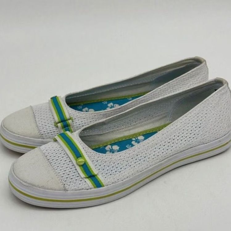 Keds Keds Shoes Womens 5 White Relaxed Fit Slip On Low Top Sneakers Flat Casual NEW Size S / US 4 / IT 40 - 2 Thumbnail