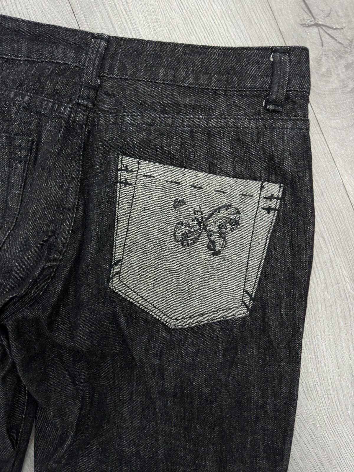Bottega Veneta Bottega Veneta Butterfly Logo Embroidery Jeans Size US 30 / EU 46 - 10 Thumbnail
