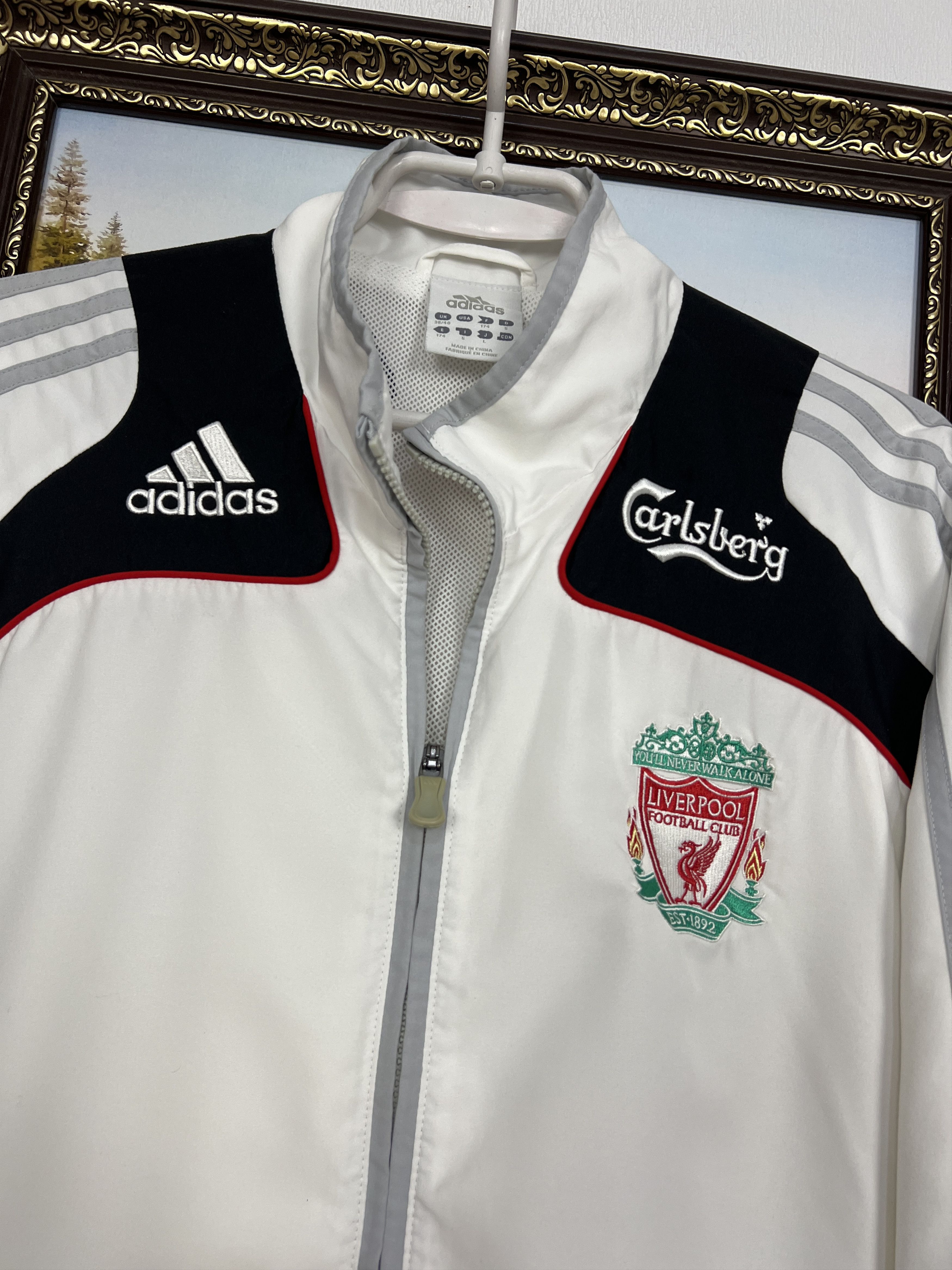 Adidas Vintage Adidas Liverpool Football Jacket Soccer Track Top Size US M / EU 48-50 / 2 - 3 Thumbnail