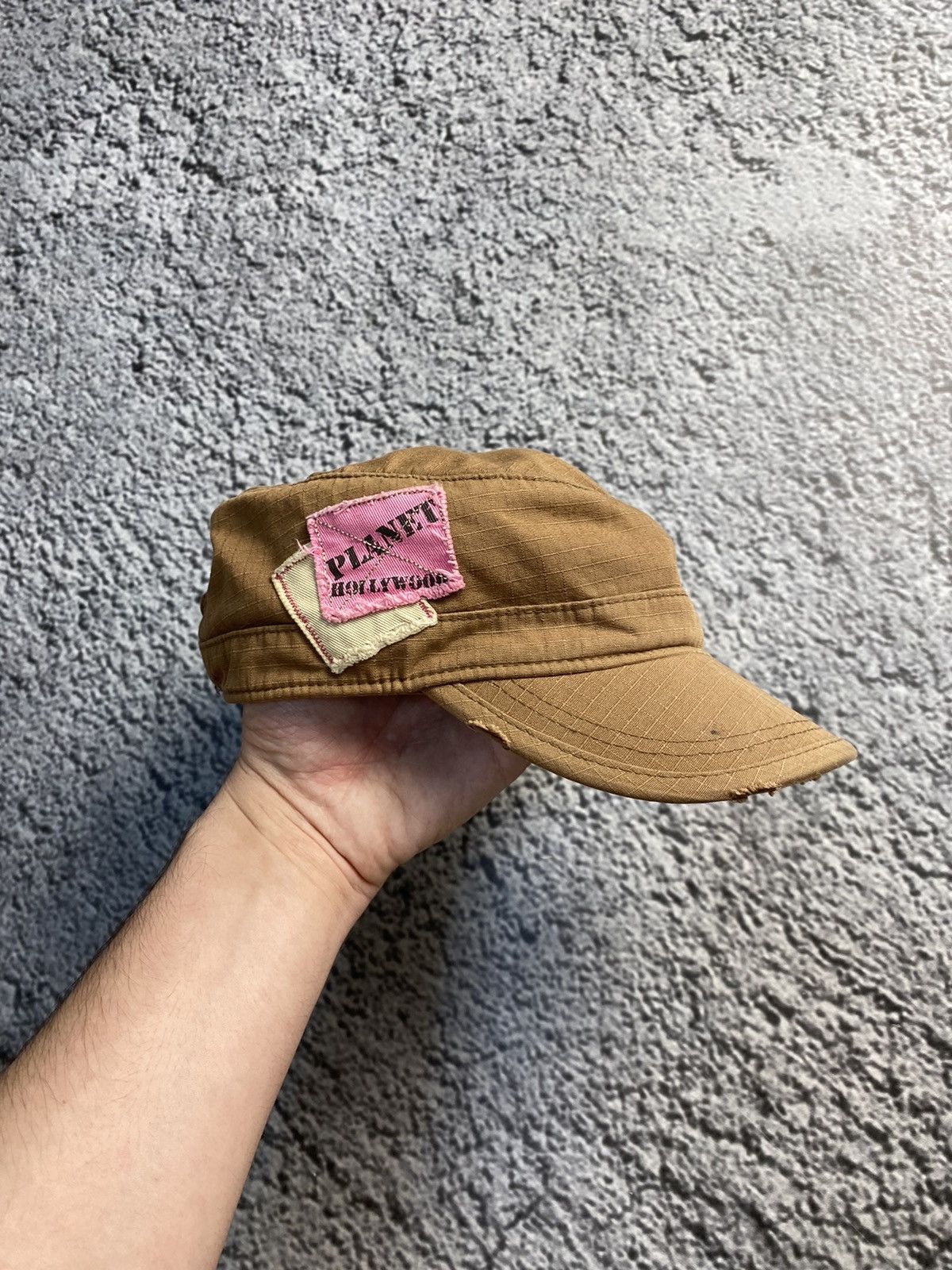 Planet Hollywood × Vintage Planet Hollywood Vintage 1998 Distressed Brown Cap Size ONE SIZE - 1 Thumbnail