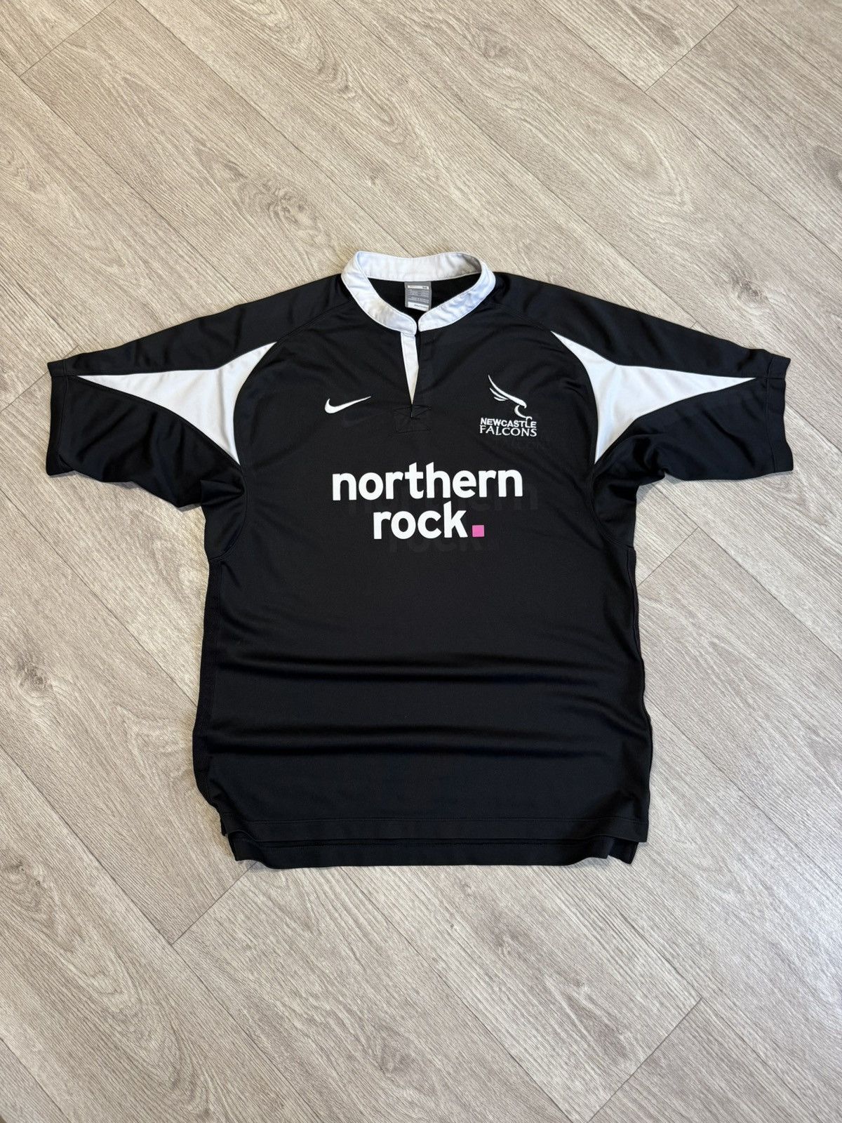 Nike 🔷Vintage Nike Newcastle Falcons 2007/08 Rugby Jersey🔷 Size US M / EU 48-50 / 2 - 1 Thumbnail