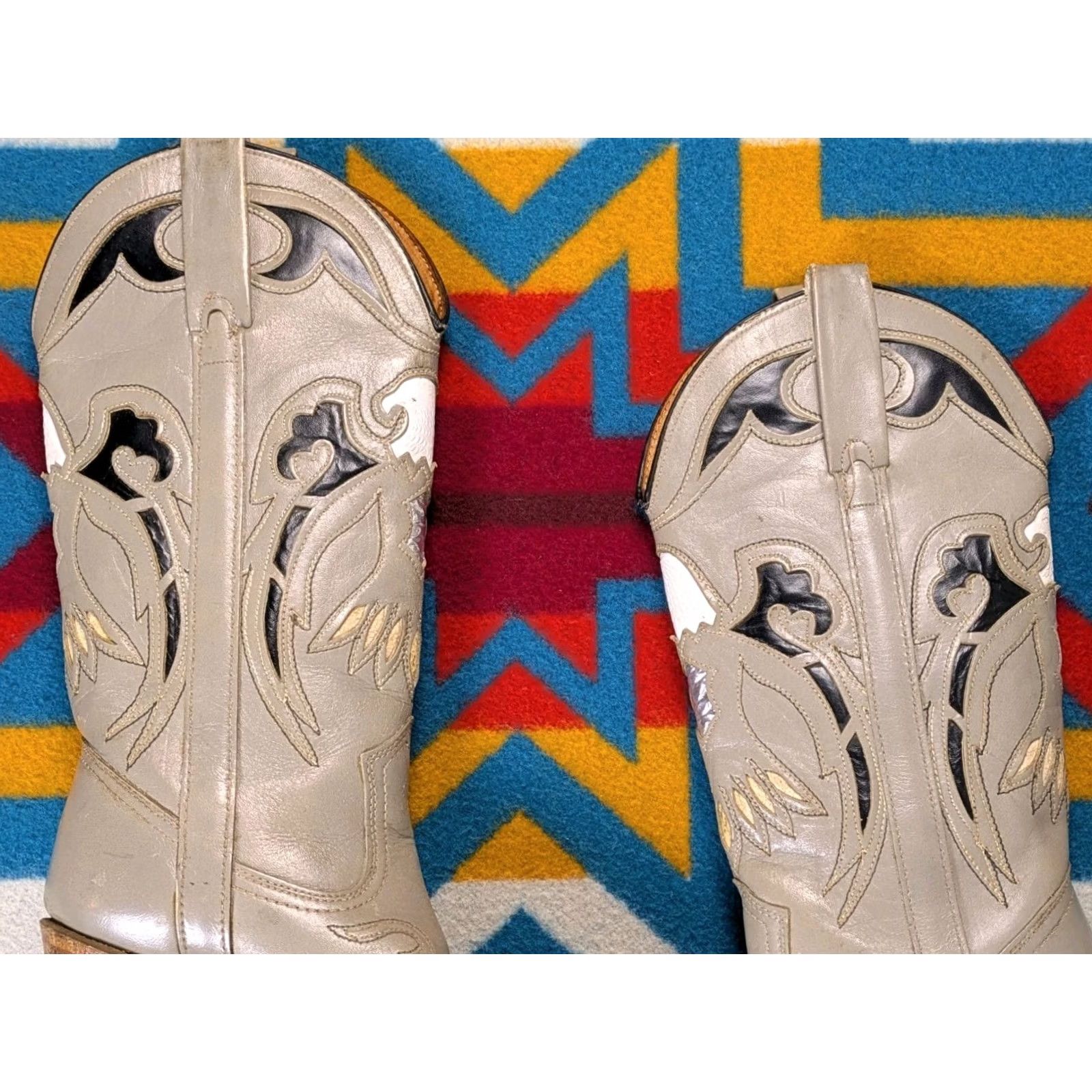 Vintage VINTAGE Miss Capezio Boots Bald Eagle Cowboy Cowgirl Made In USA Womens Size 5.5 Size US 6 / IT 36 - 7 Thumbnail