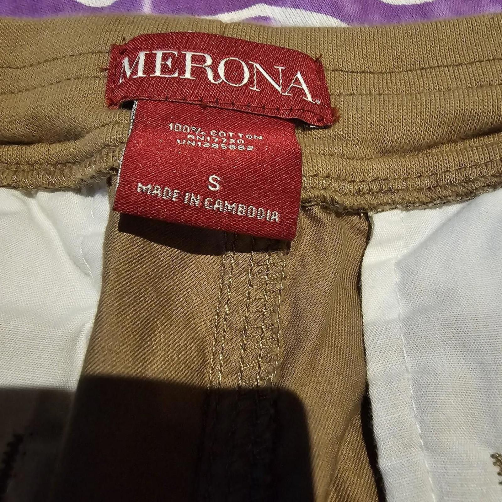 Merona Merona Women's Khaki Cargo Pants Size 28" / US 6 / IT 42 - 6 Thumbnail