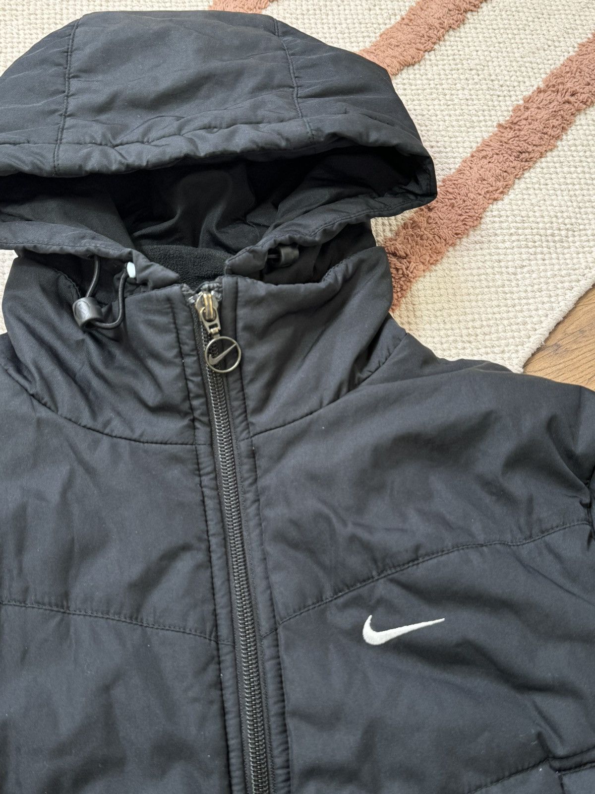 Nike VINTAGE NIKE 2000s DOWN PUFFER CROPPED JACKET Size XS / US 0-2 / IT 36-38 - 4 Thumbnail