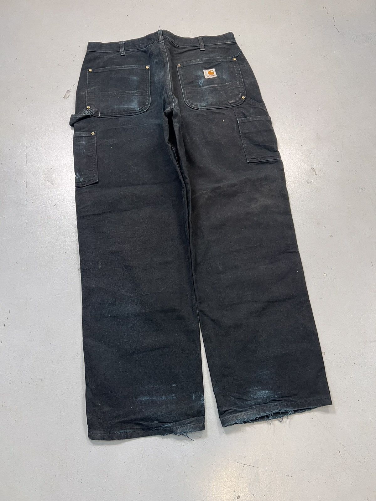 Carhartt Vintage Carhartt B01 blk double knee workwear denim Size US 34 / EU 50 - 7 Thumbnail