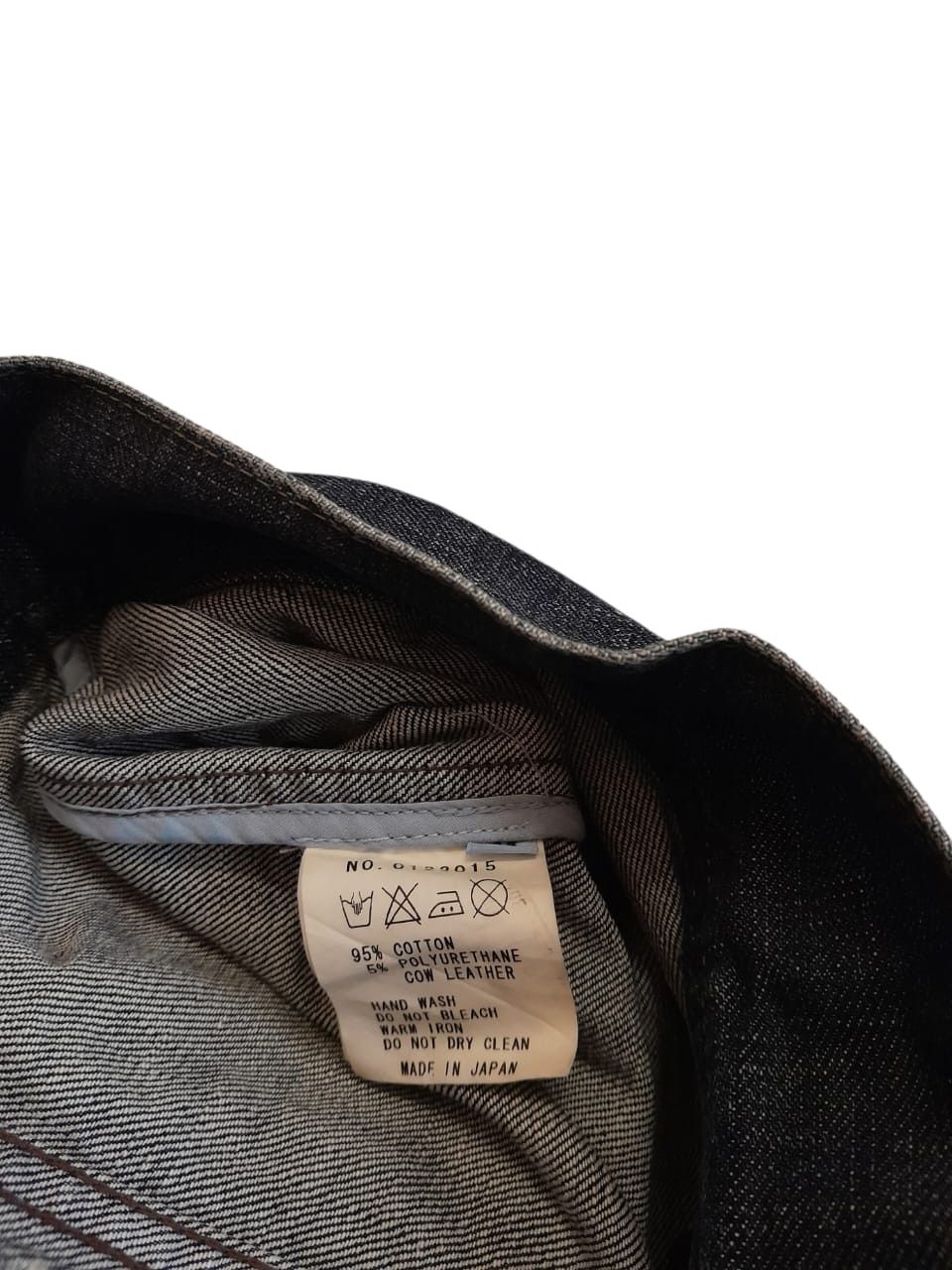 FACTOTUM Factotum Koji Udo Designer Distressed Denim Jacket (E1005) Size US M / EU 48-50 / 2 - 9 Thumbnail