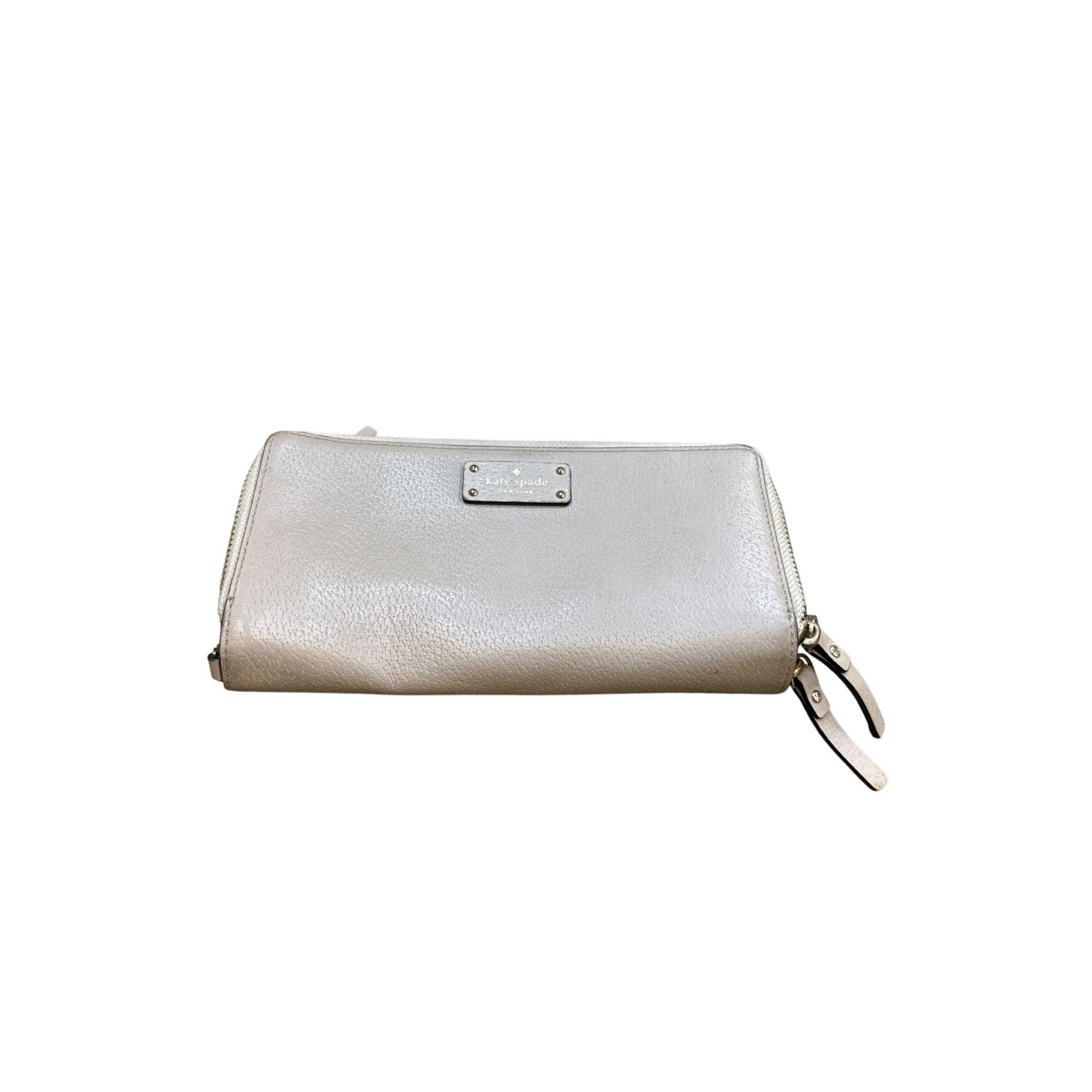 Kate Spade Kate Spade New York Womens Tan Leather Wallet With Zip Closu Size ONE SIZE - 1 Thumbnail
