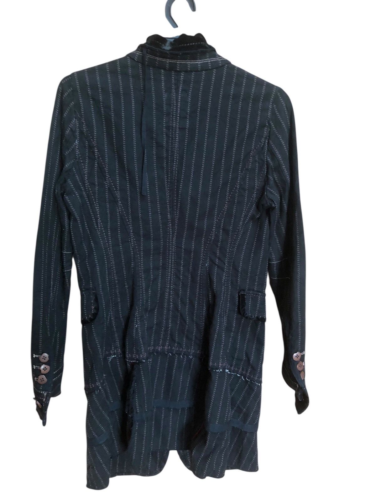 Marithe + Francois Girbaud Martihe Francois Girbaud GOTHIC Stripe Jacket Size S / US 4 / IT 40 - 2 Thumbnail