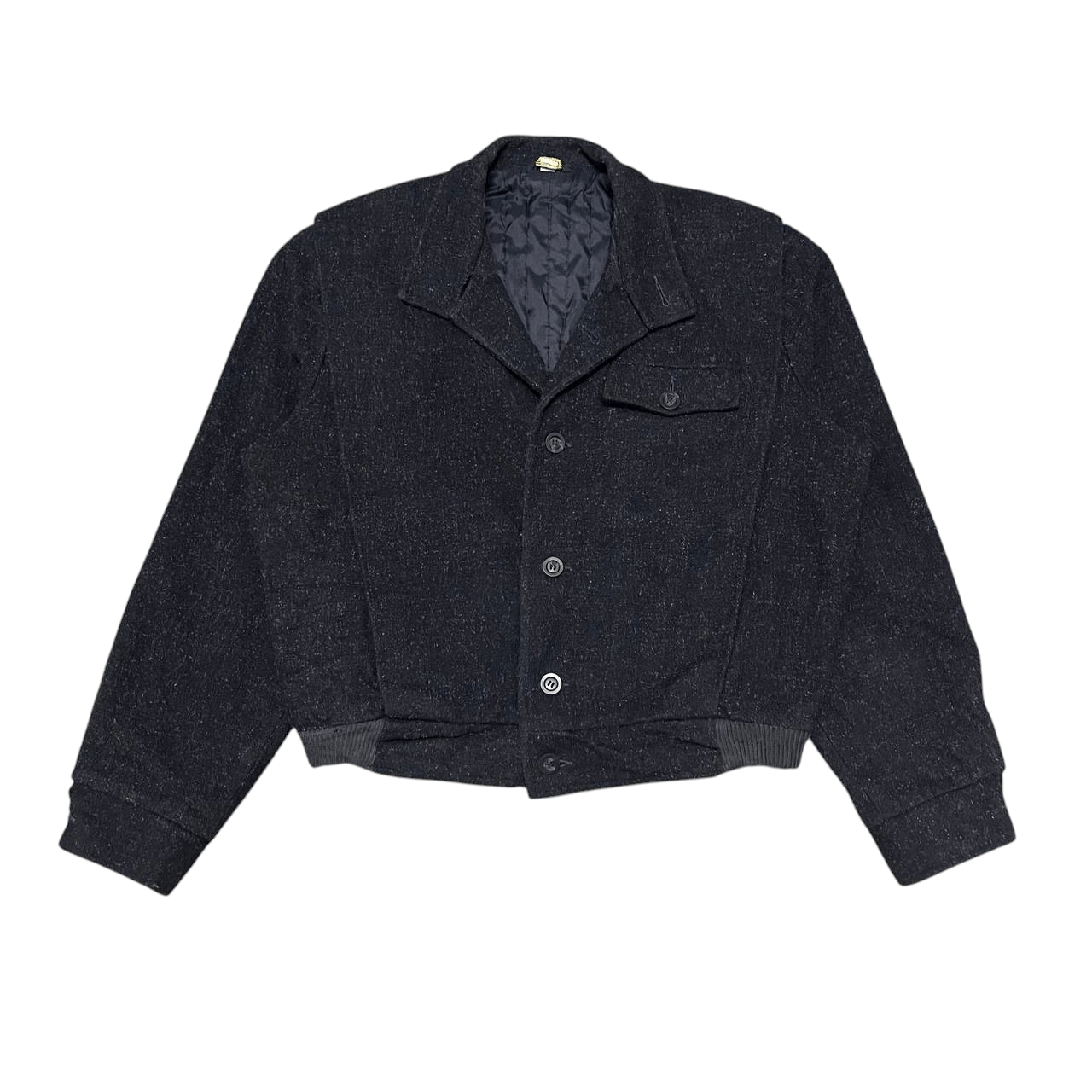Issey Miyake Vintage Issey Miyake Inspired Bomber Style Jacket Wool Size US L / EU 52-54 / 3 - 1 Thumbnail