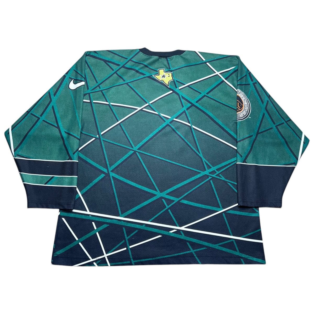 Nike Vintage 1990s NHL Dallas Stars All Over Print Nike Jersey Size US XL / EU 56 / 4 - 2 Thumbnail
