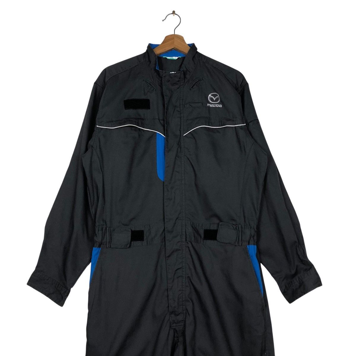 Japanese Brand Vintage Coverall Chore Worker Racing Mazda Big Logo Backhit Size US 36 / EU 52 - 5 Thumbnail
