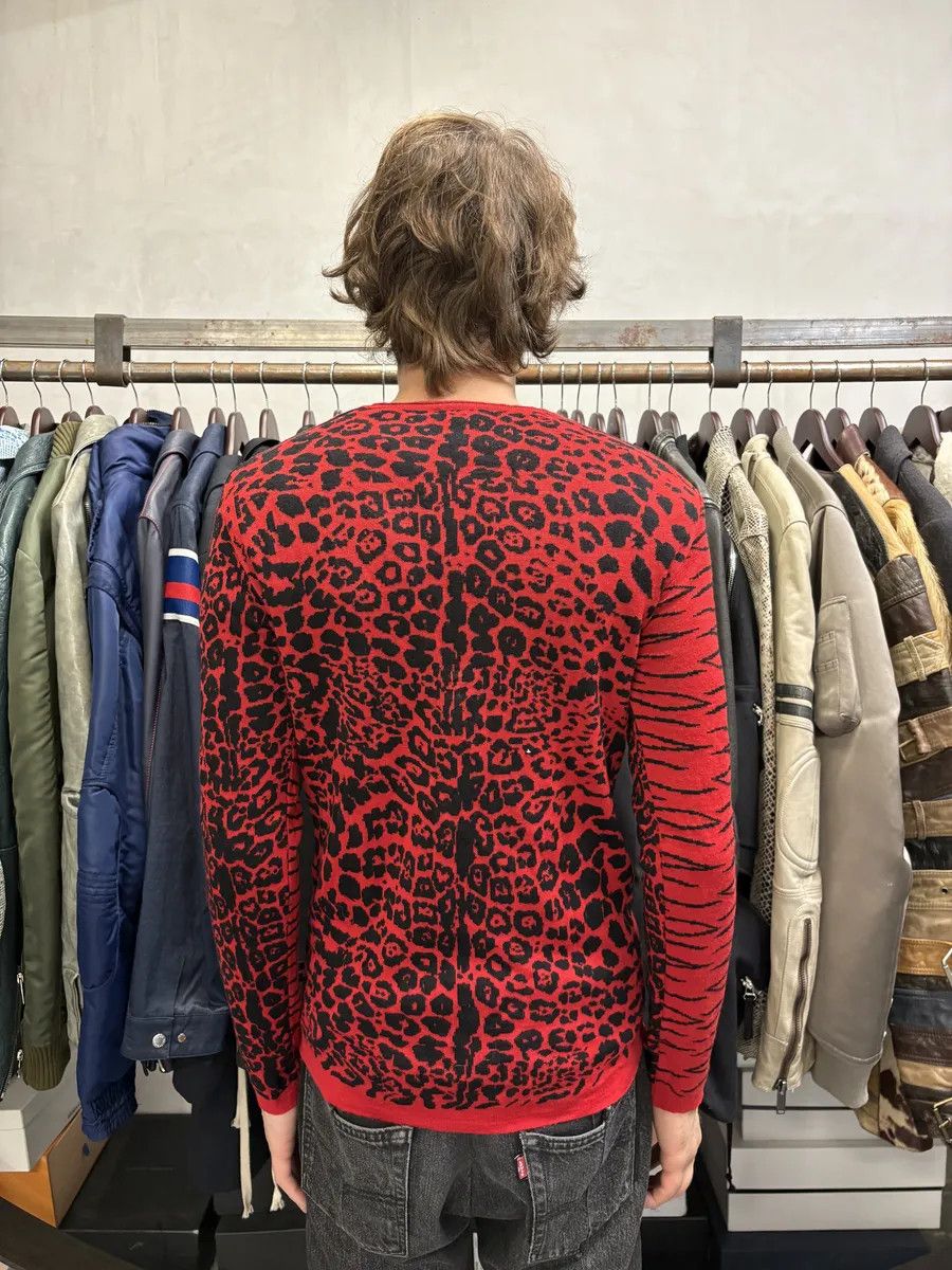 Versace 2000s Versace Zebra Leopard Red Longsleeves Size US S / EU 44-46 / 1 - 3 Thumbnail