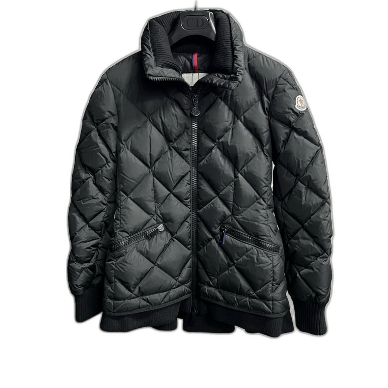 Moncler Moncler Black Quilted Zip-Up Puffer Jacket Size US XS / EU 42 / 0 - 1 Thumbnail