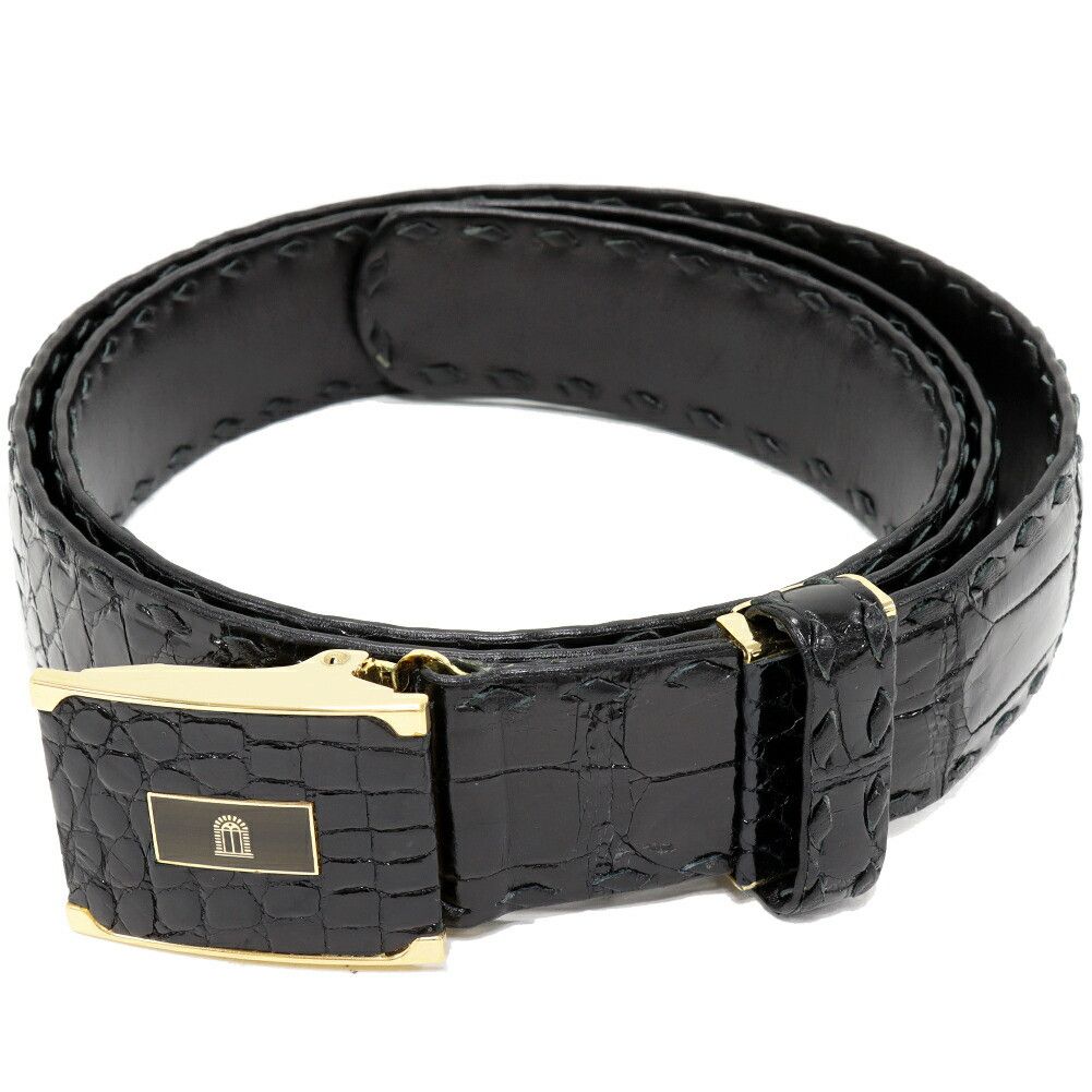 Other Other Takeo Nishida Crocodile Belt Leather Belt DUTY FREE for USA Size ONE SIZE - 1 Thumbnail