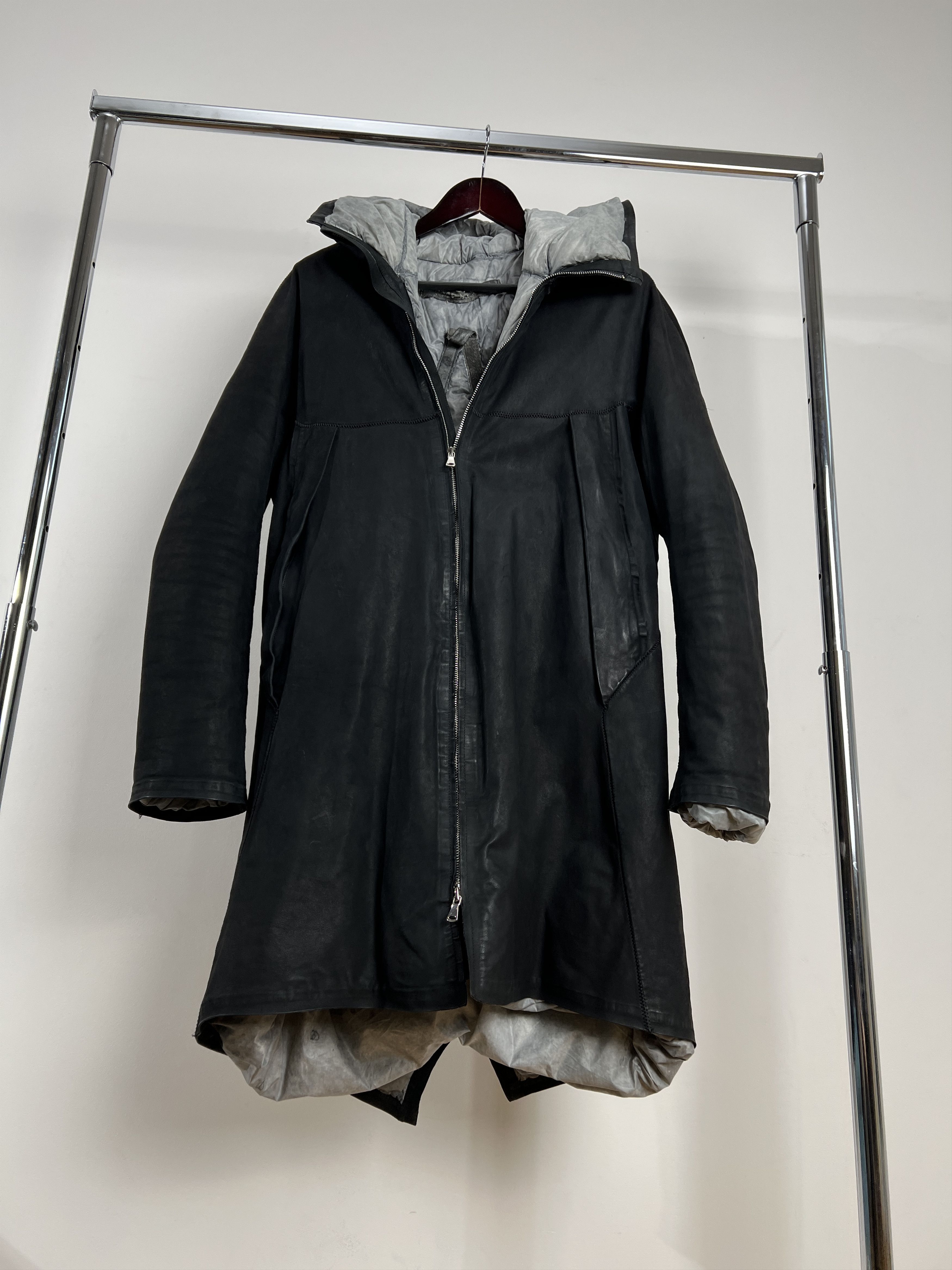 Isaac Sellam Experience ISAAC SELLAM EXPERIENCE LEATHER LONG JACKET Size XXL / US 16-18 / IT 52-54 - 8 Thumbnail