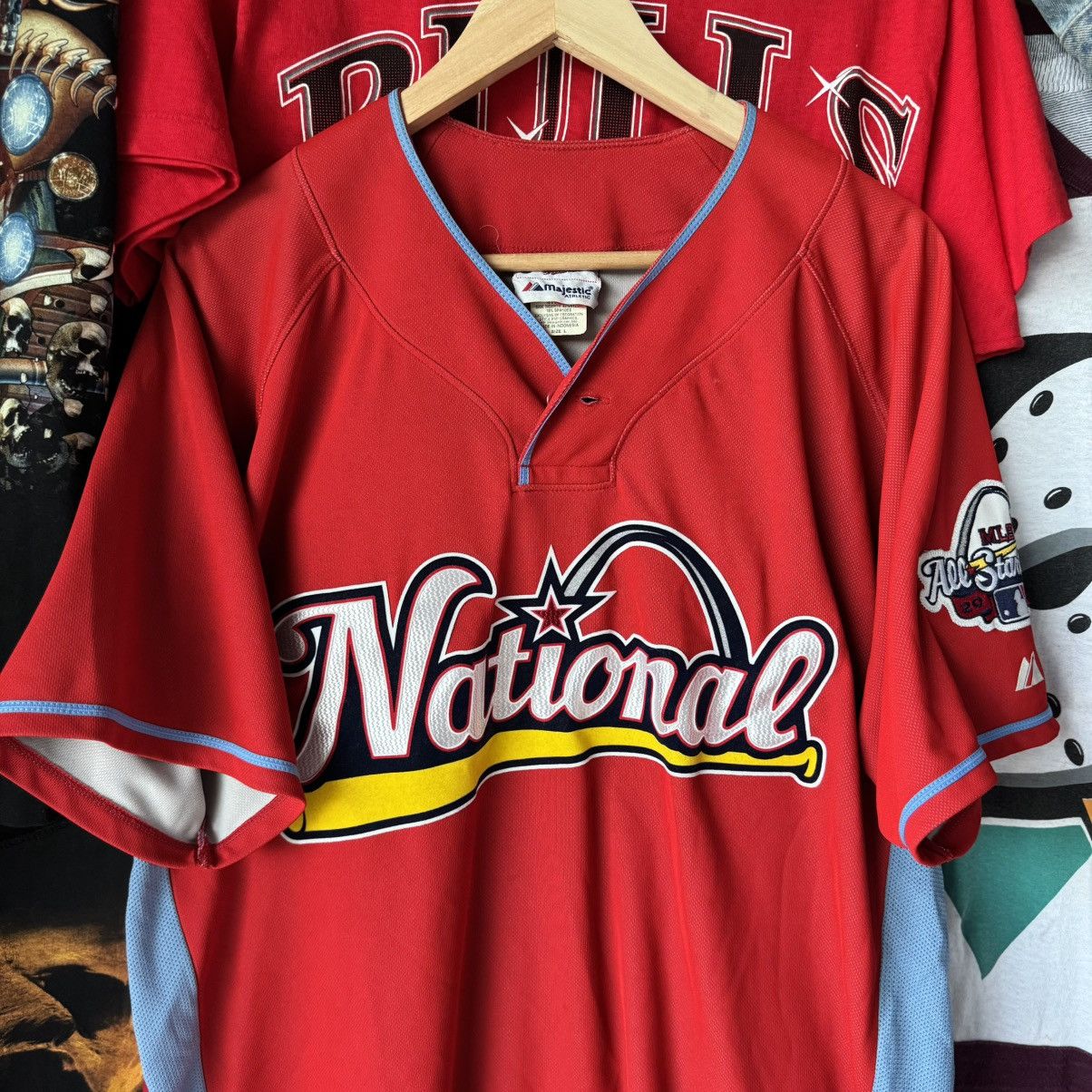 MLB × Majestic × Vintage 2009 Majestic MLB All Star Game St Louis Cardinals Jersey Size US L / EU 52-54 / 3 - 3 Thumbnail