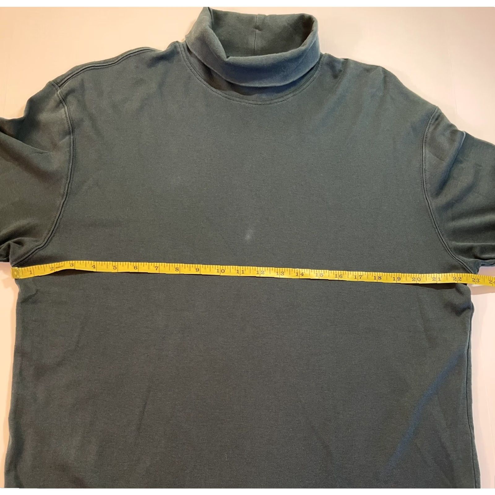 Vintage VINTAGE L.L. Bean Turtleneck Shirt Mens XL Cotton Green 1990s Base Layer Hiking Ski Long Sleeve Mens Size US XL / EU 56 / 4 - 4 Thumbnail