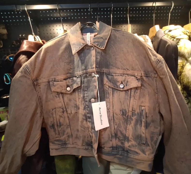 Acne Studios acne studios size:34 Washed aged denim jacket 2505-Nextarr Size US XXS / EU 40 - 1 Thumbnail
