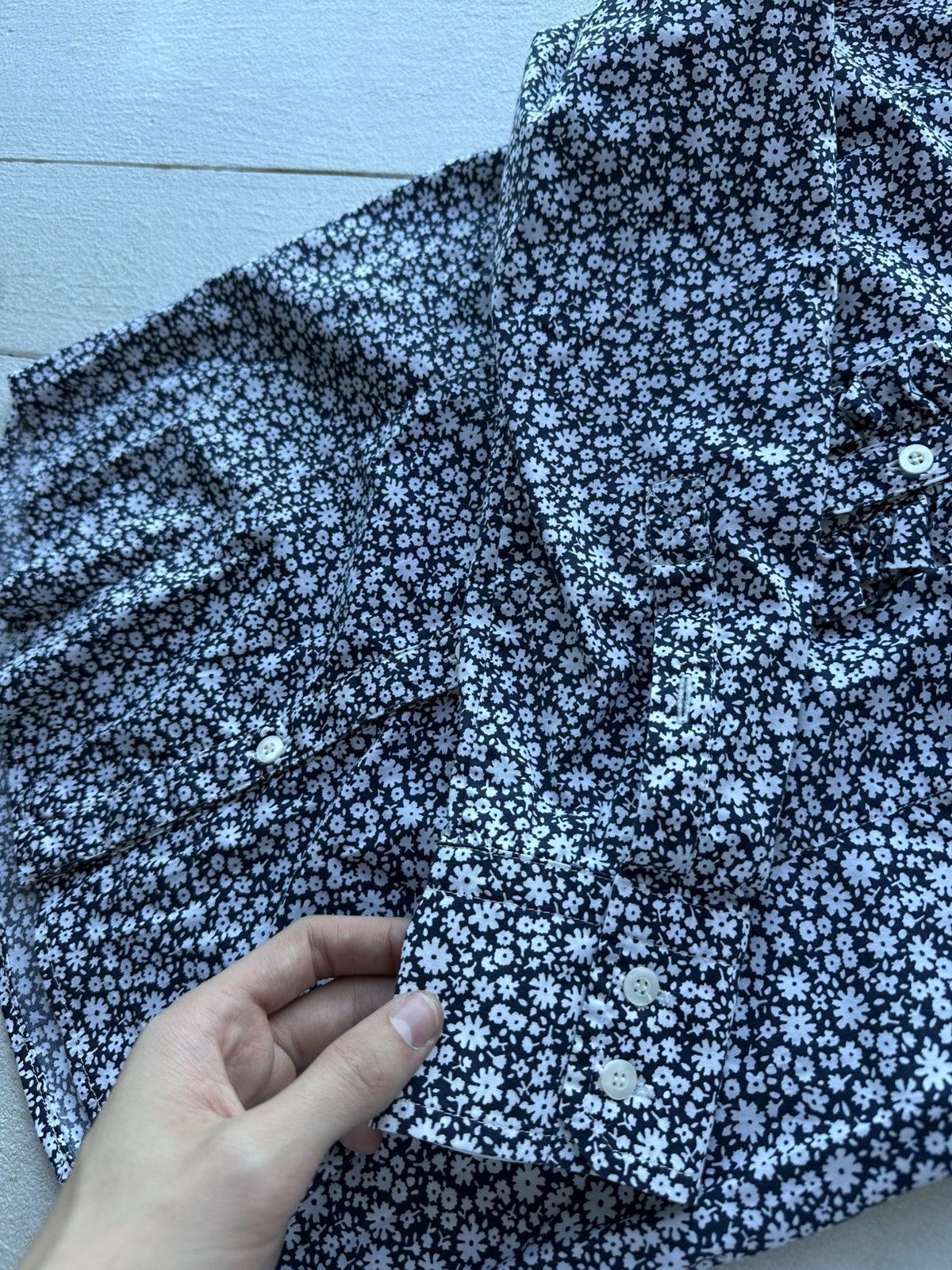 Weekend Max Mara 🚨Vintage Max Mara Women's Weekend FLOWER Print Shirt button Size M / US 6-8 / IT 42-44 - 8 Thumbnail