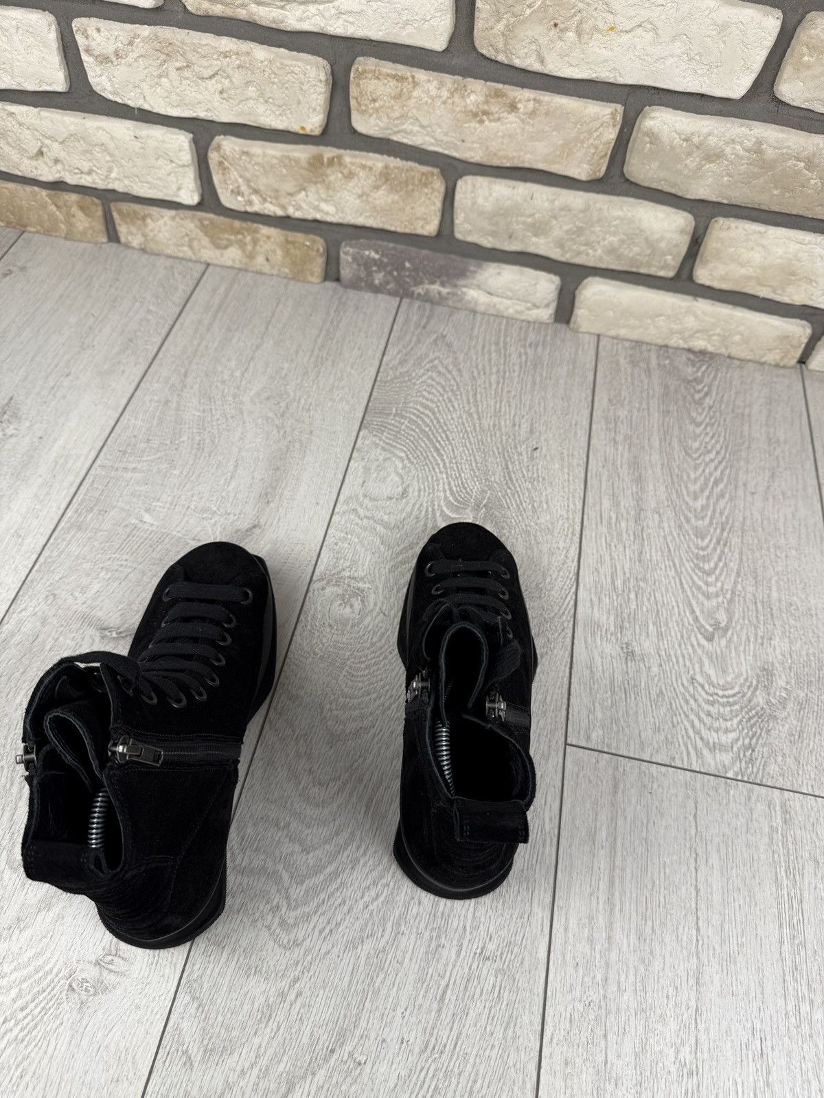 Ann Demeulemeester × Designer Very rare Ann Demeulemeester hi-top shoes boots sneakers Size US 5 / IT 35 - 9 Thumbnail