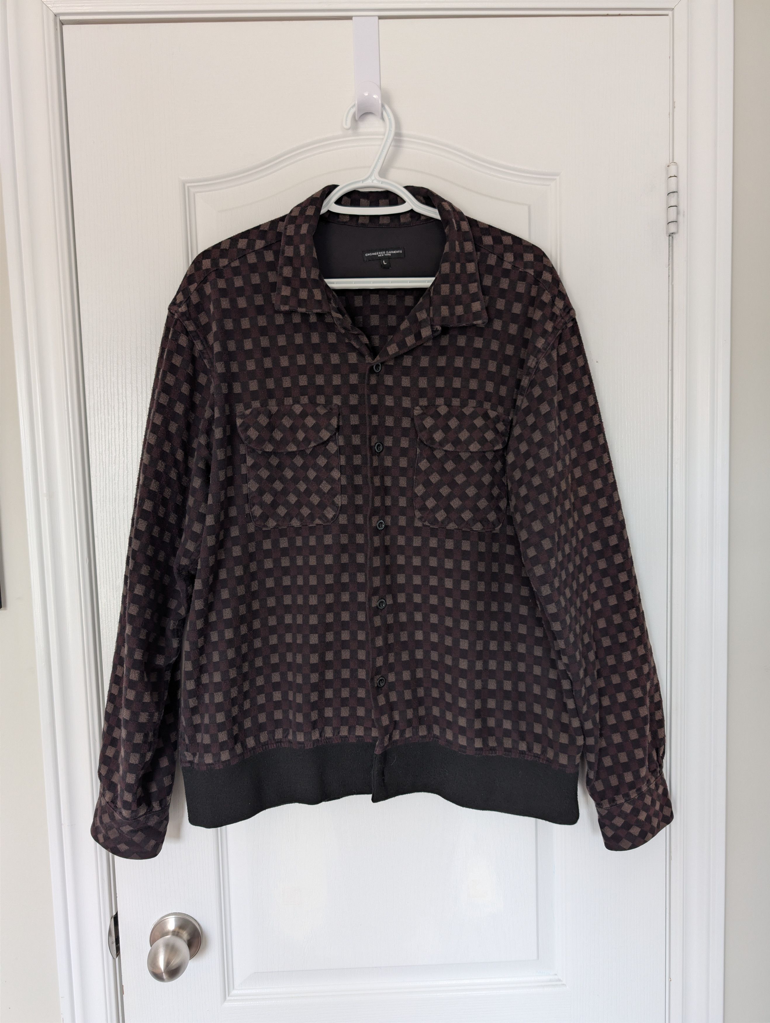 Engineered Garments Engineered Garments Check Brown Black Shirt Size US L / EU 52-54 / 3 - 1 Thumbnail