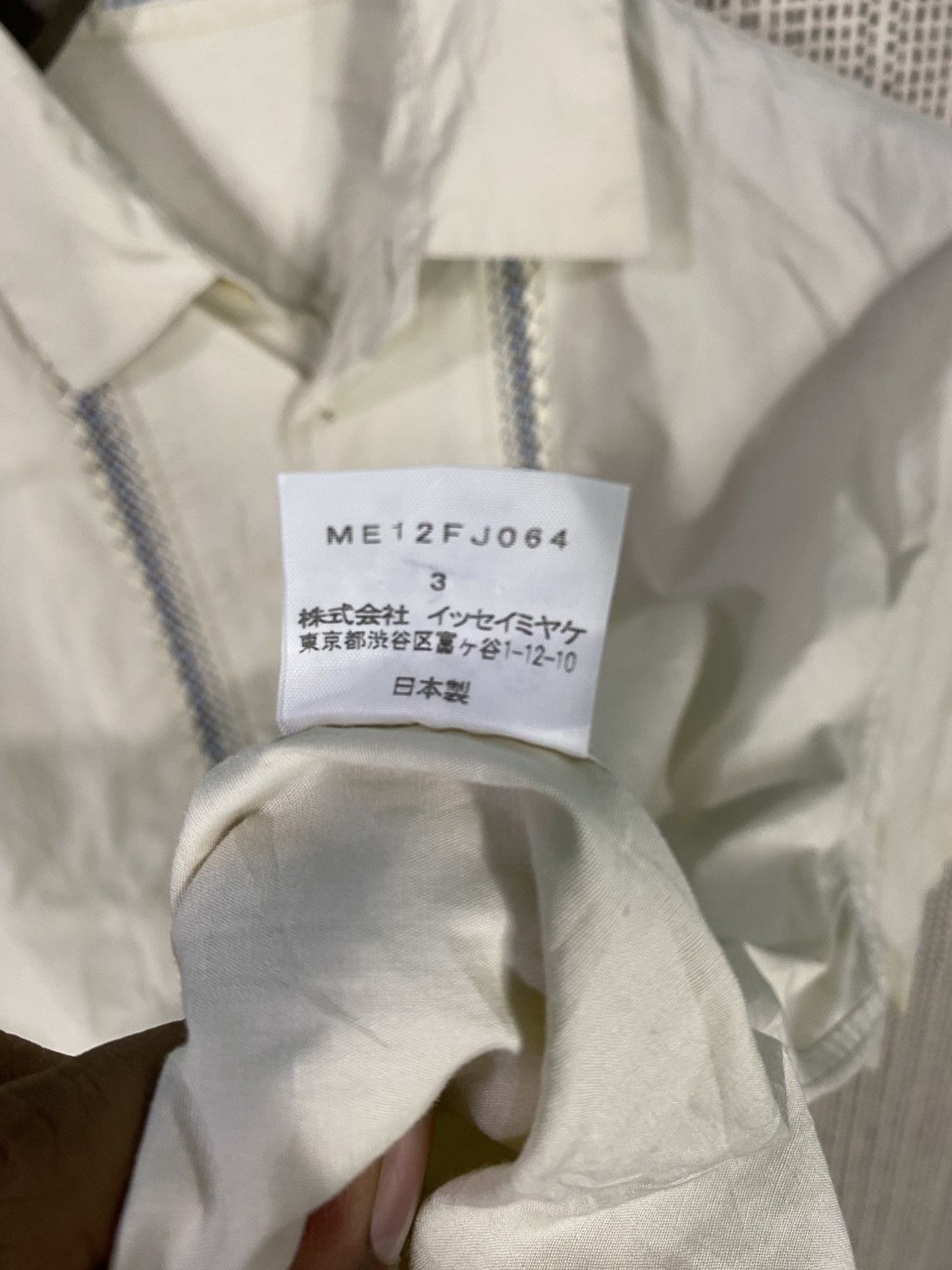 Issey Miyake 🔥Vintage 90s issey miyake men plated shirt button down Size US L / EU 52-54 / 3 - 7 Thumbnail