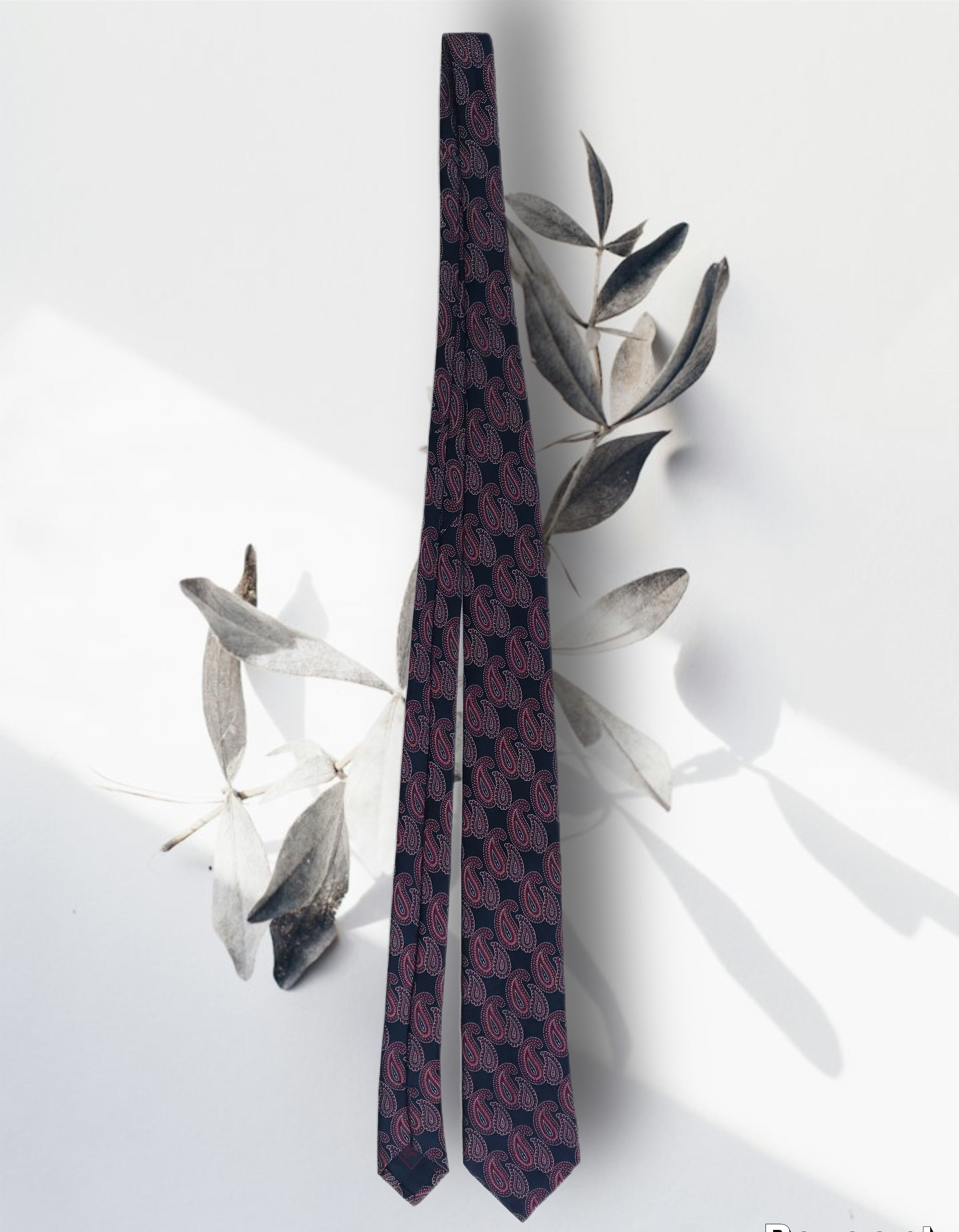 Brioni Brioni Tie Designer Necktie Geometric Silk Paisley Floral Size ONE SIZE - 3 Thumbnail