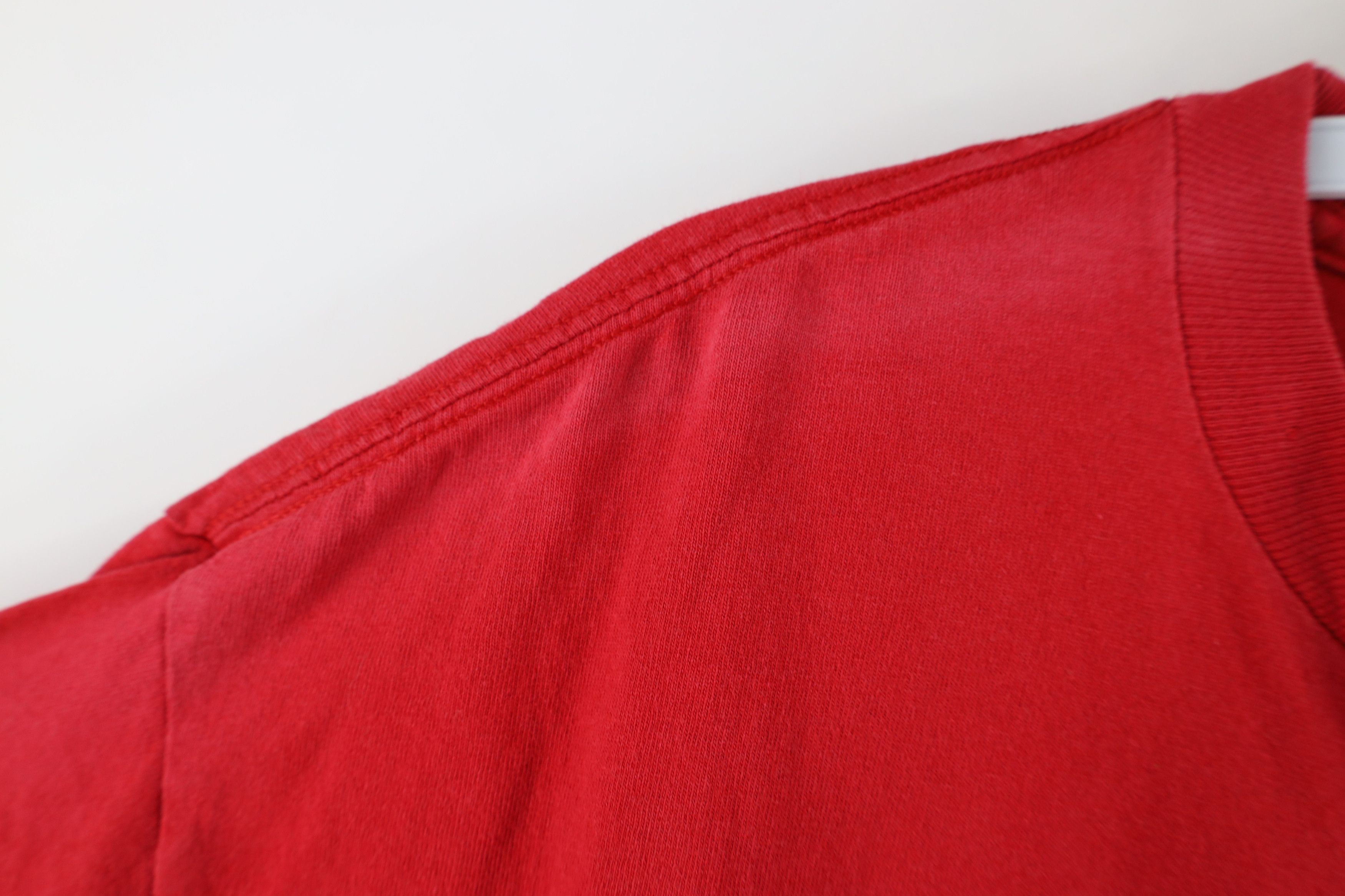 Adidas × Vintage Vintage Y2K 2003 Adidas Spell Out Short Sleeve T-Shirt Red Size US L / EU 52-54 / 3 - 6 Thumbnail