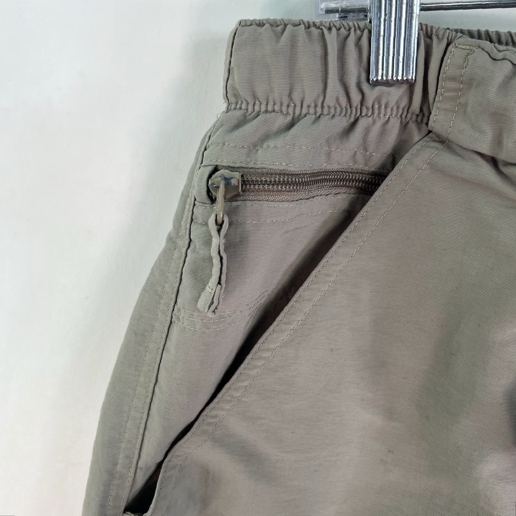 The North Face VINTAGE The North Face Convertible Pants to Shorts Belted Hiking Outdoor Beige L 36X31 Size US 33 - 5 Thumbnail