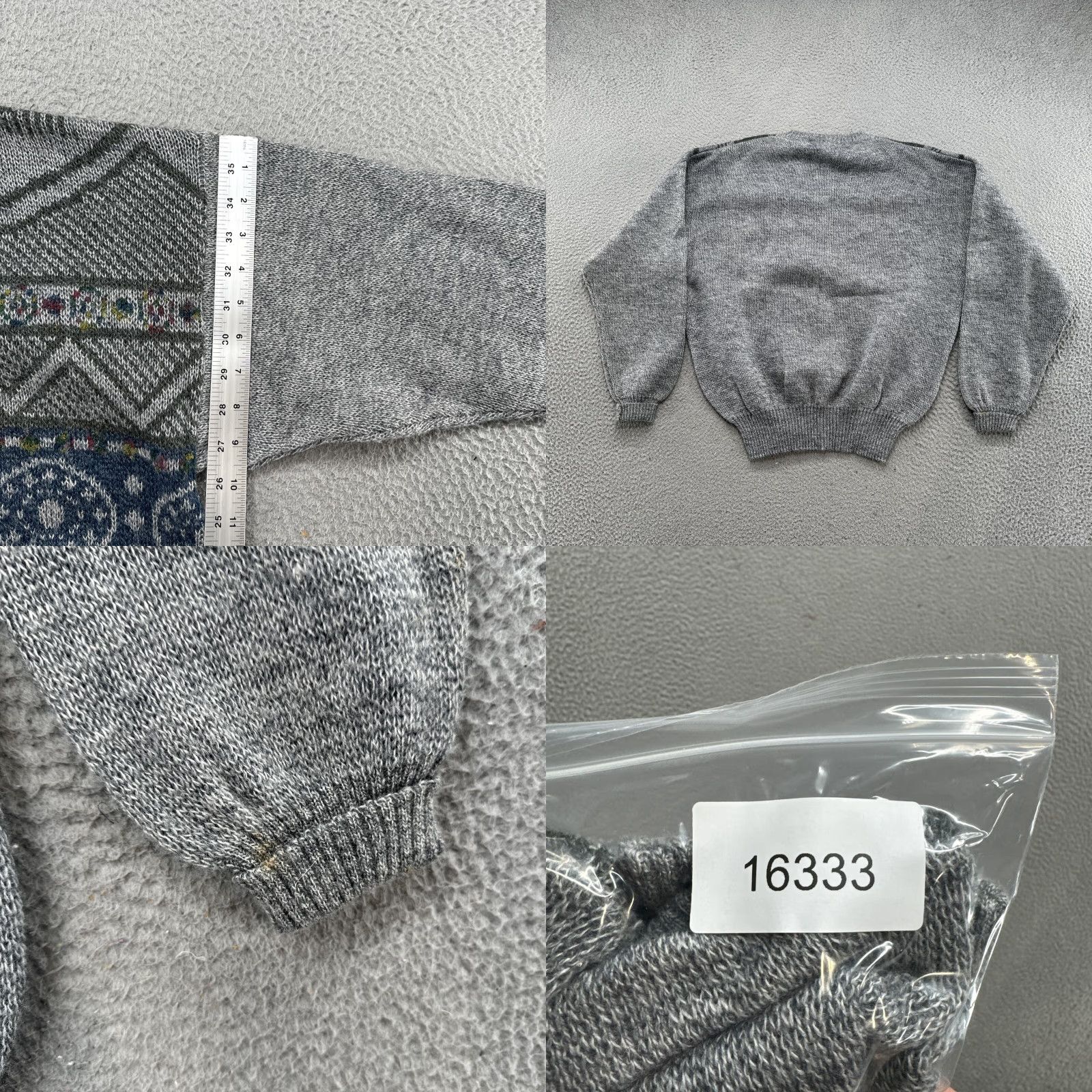 Vintage VINTAGE Marshall Field's Insite Long Sleeve Wool Blend Geometric Sweater Mens Size S READ Size US S / EU 44-46 / 1 - 9 Thumbnail