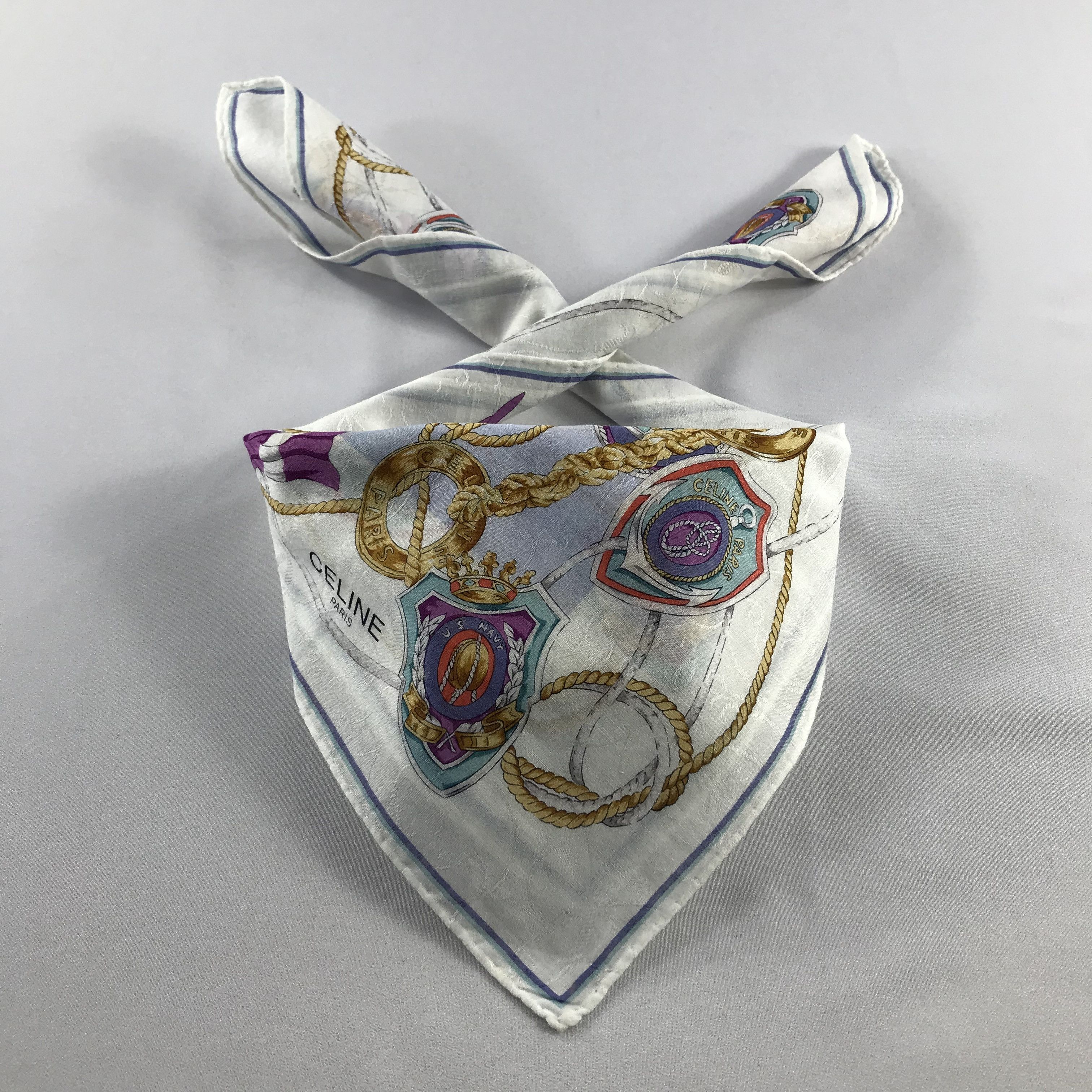 Celine Celine Handkerchief / Bandana / Neckerchief C690 Size ONE SIZE - 1 Thumbnail