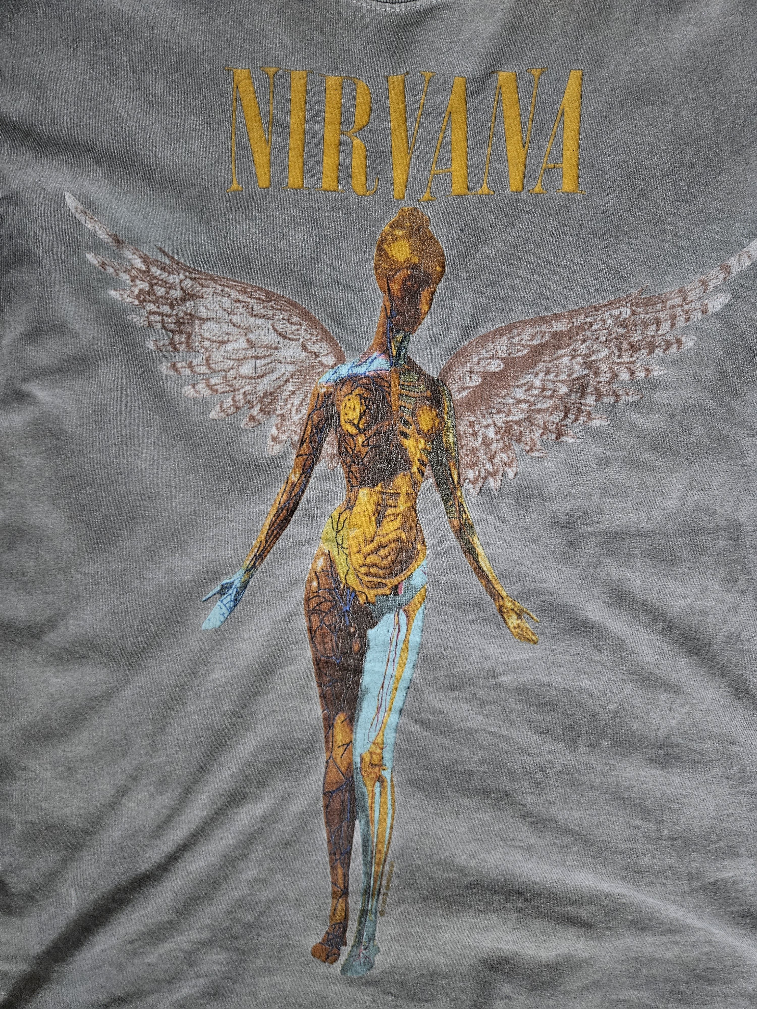 Band Tees × Nirvana × Vintage 🔥RARE🔥Vintage nirvana in utero soundgarden alice in chains Size US XL / EU 56 / 4 - 4 Thumbnail