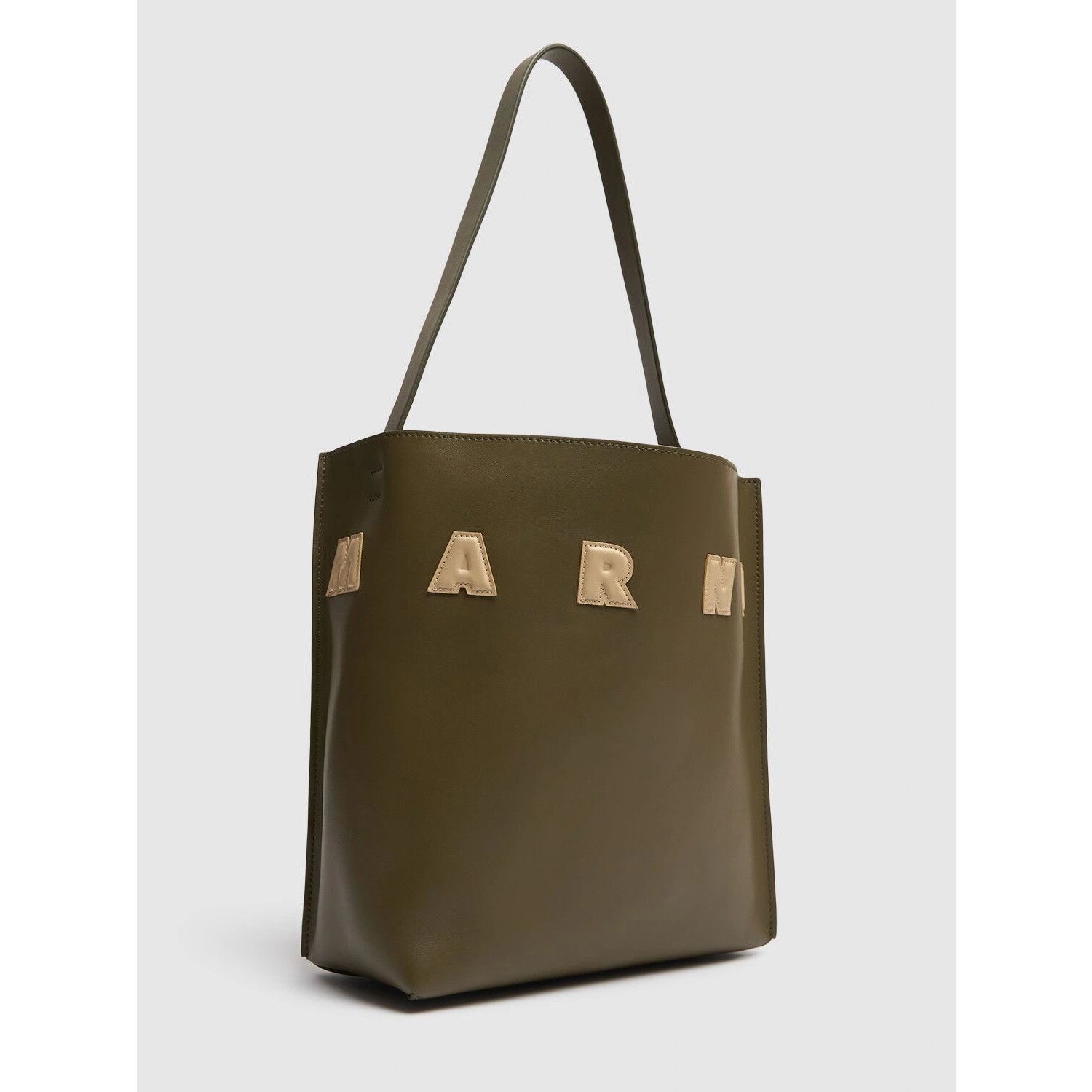 Marni MARNI Museo Medium Deep Sage Leather Shoulder Bag New & Auth Size ONE SIZE - 2 Thumbnail