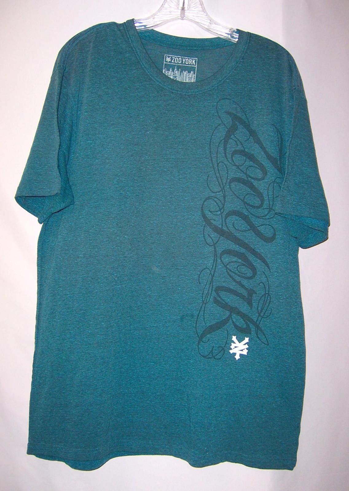 Zoo York Zoo York T-Shirt Men’s L Teal Script Logo Skater T-Shirt Size US L / EU 52-54 / 3 - 1 Thumbnail