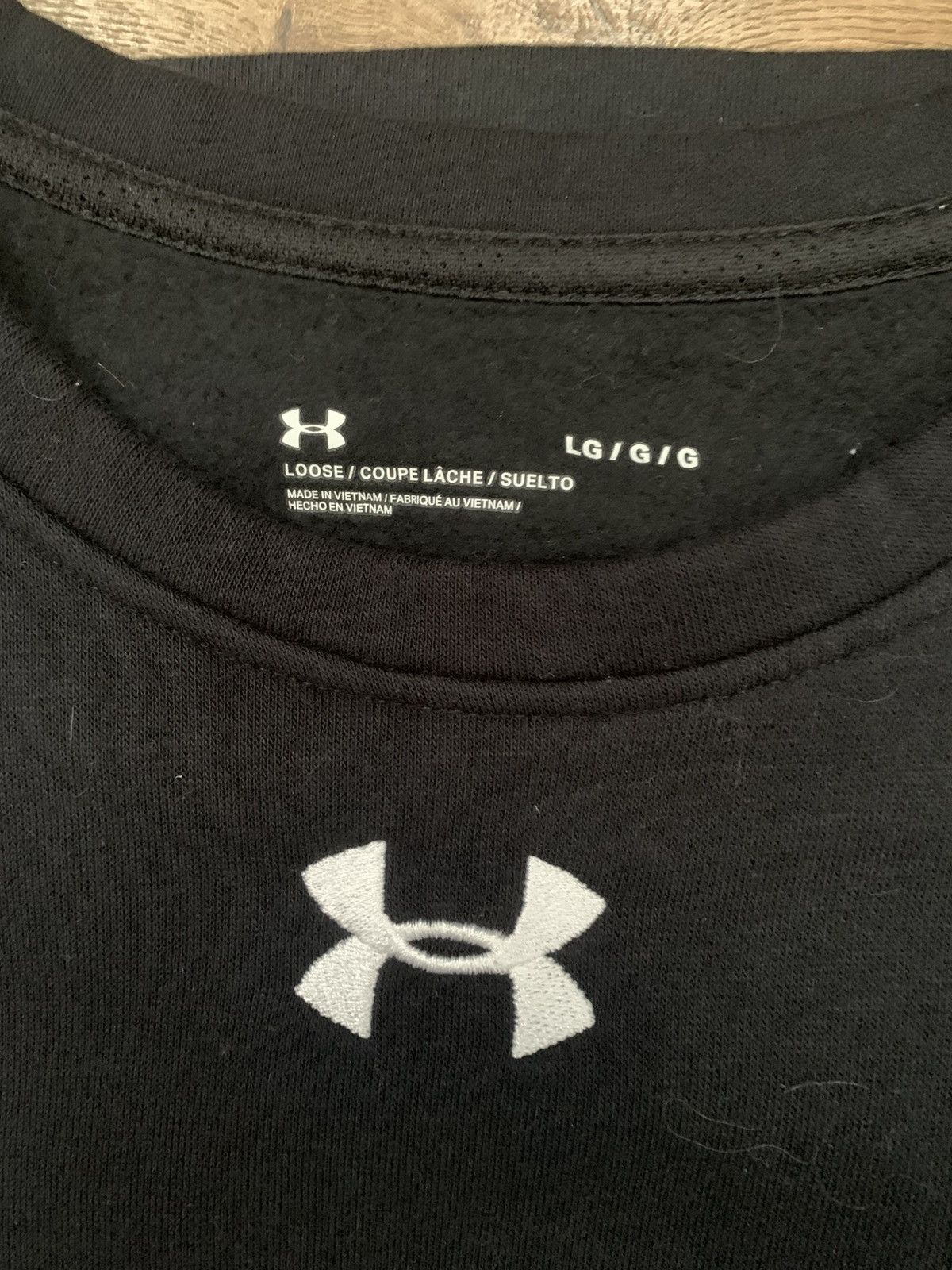 Under Armour Black Crewneck Size US L / EU 52-54 / 3 - 3 Thumbnail