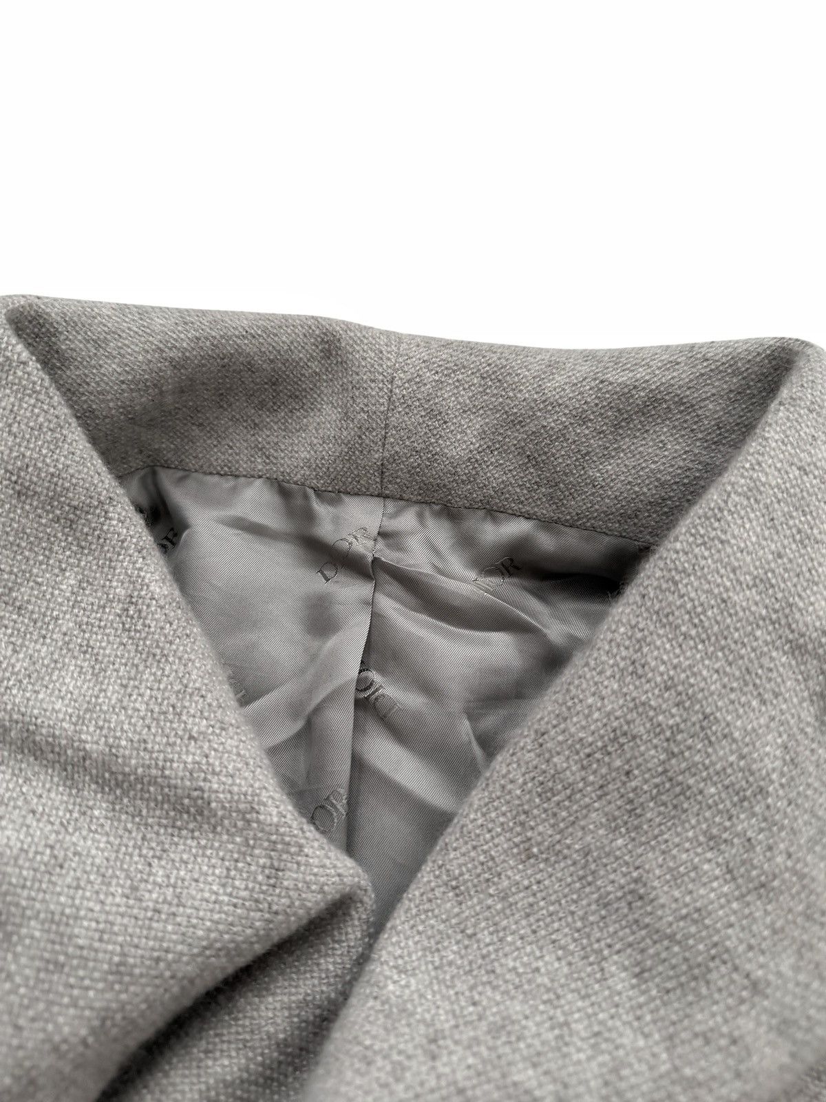 Dior $4000 Cashmere Cropped Ruched Collar Jacket Size US XL / EU 56 / 4 - 6 Thumbnail