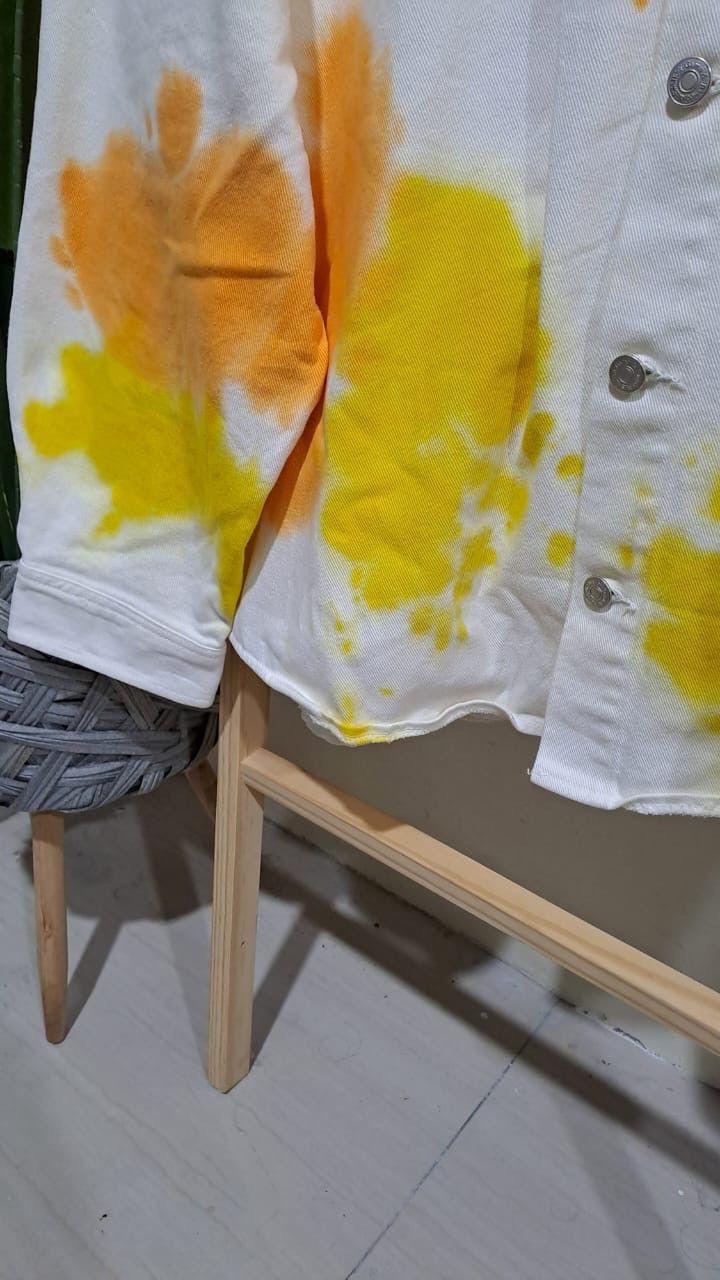 atmos ATMOS Denim Jacket Tye Dye Size US XXL / EU 58 / 5 - 9 Thumbnail
