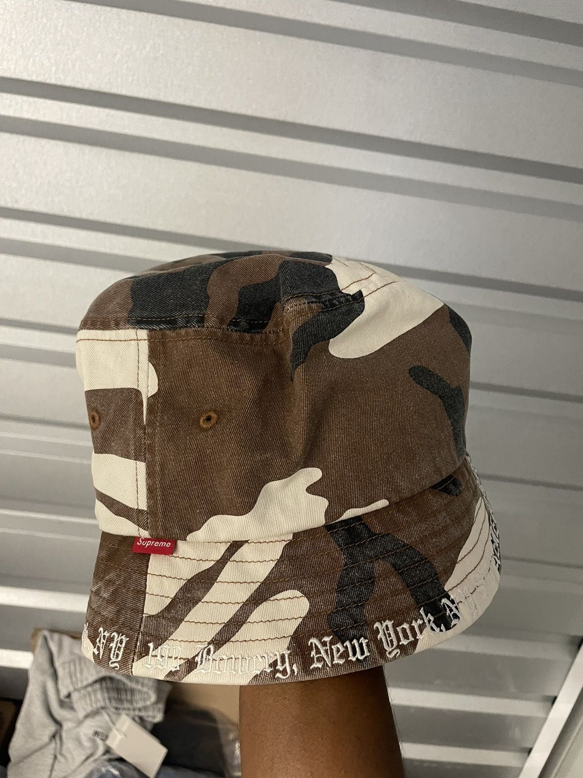 Supreme Supreme BRIM TEXT CRUSHER Size ONE SIZE - 1 Thumbnail