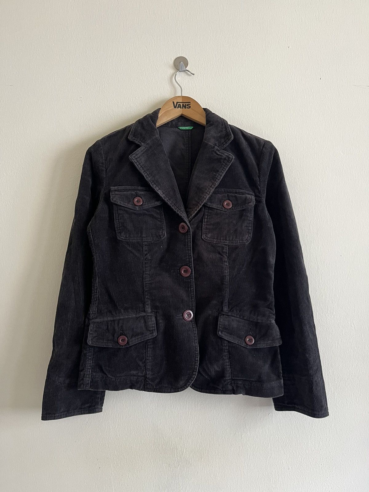 United Colors Of Benetton United Colors Of Benetton Corduroy Jacket Size M / US 6-8 / IT 42-44 - 1 Thumbnail