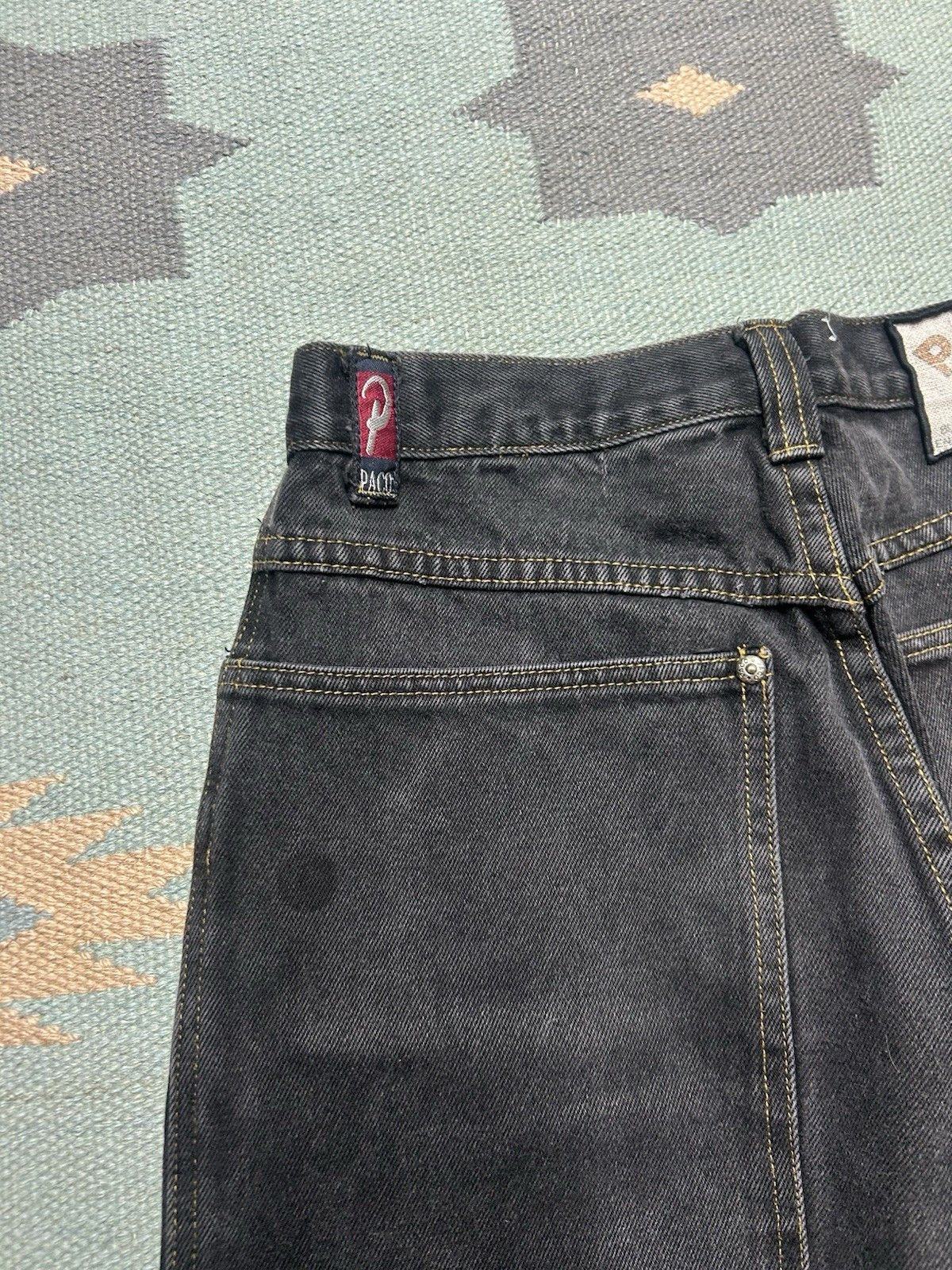 Vintage Vintage y2k baggy jeans Paco JNCO wide leg skater 18 26x29 Size 26" / US 2 / IT 38 - 4 Thumbnail