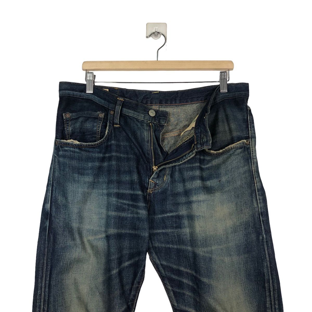 Edwin 🔥Vintage Edwin Denim Jeans Japan Issey Miyake Size US 34 / EU 50 - 16 Thumbnail