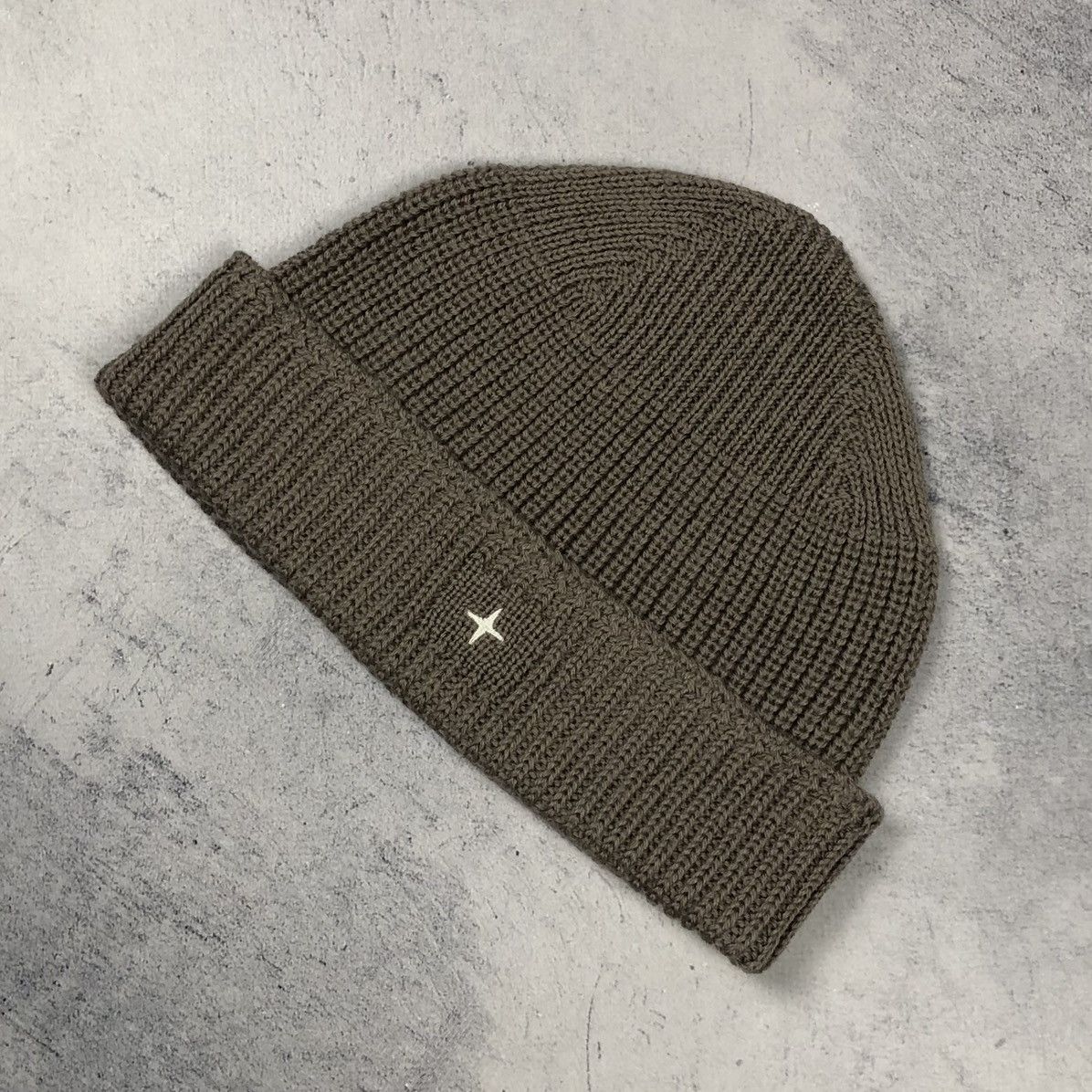 Stone Island Stone Island Cross Logo Khaki Beige Beanie Men’s Hat casual Size ONE SIZE - 2 Thumbnail