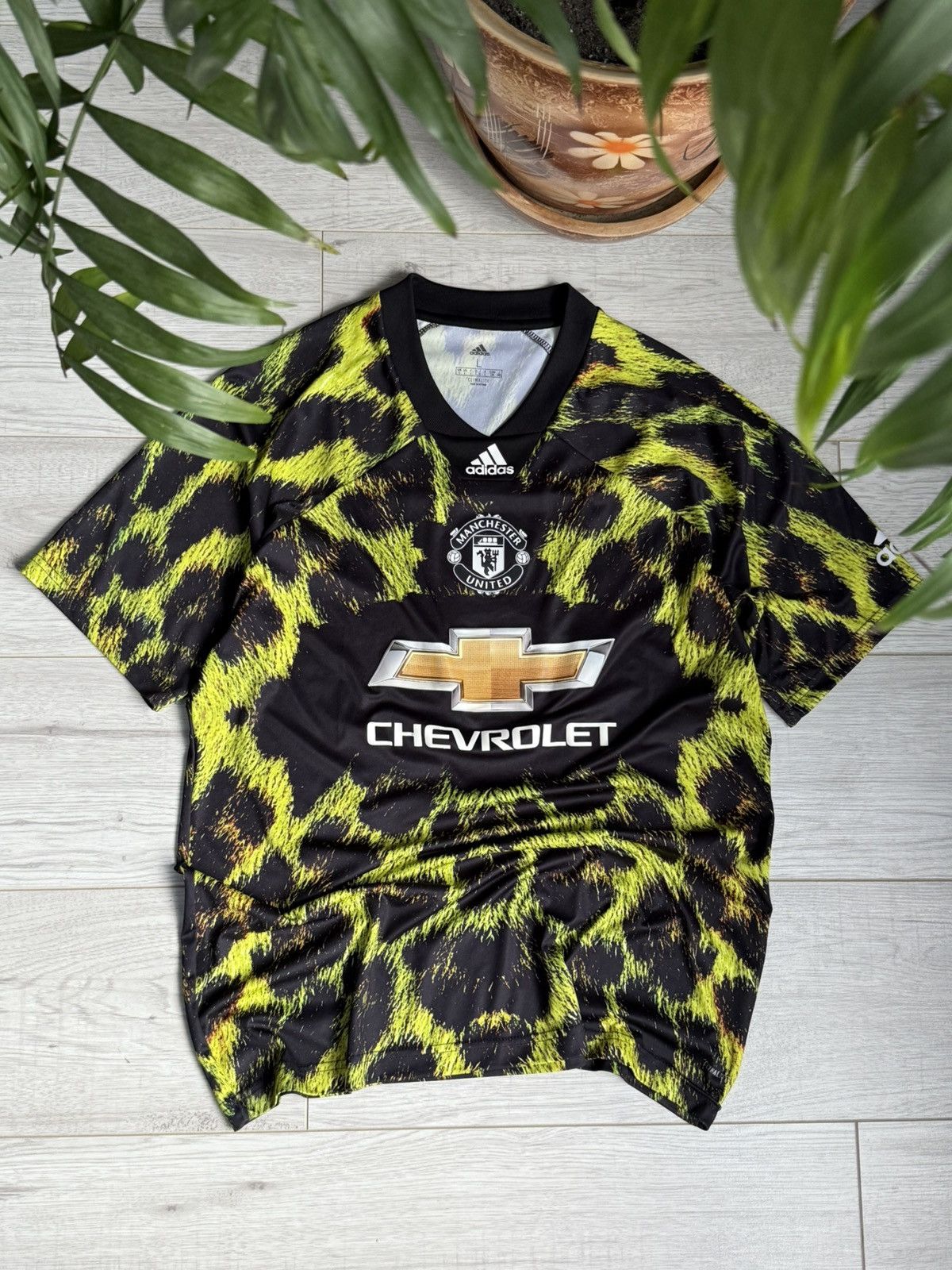 Vintage Manchester United Pre Match jersey 2018 kit shirt Adidas Size US L / EU 52-54 / 3 - 1 Thumbnail