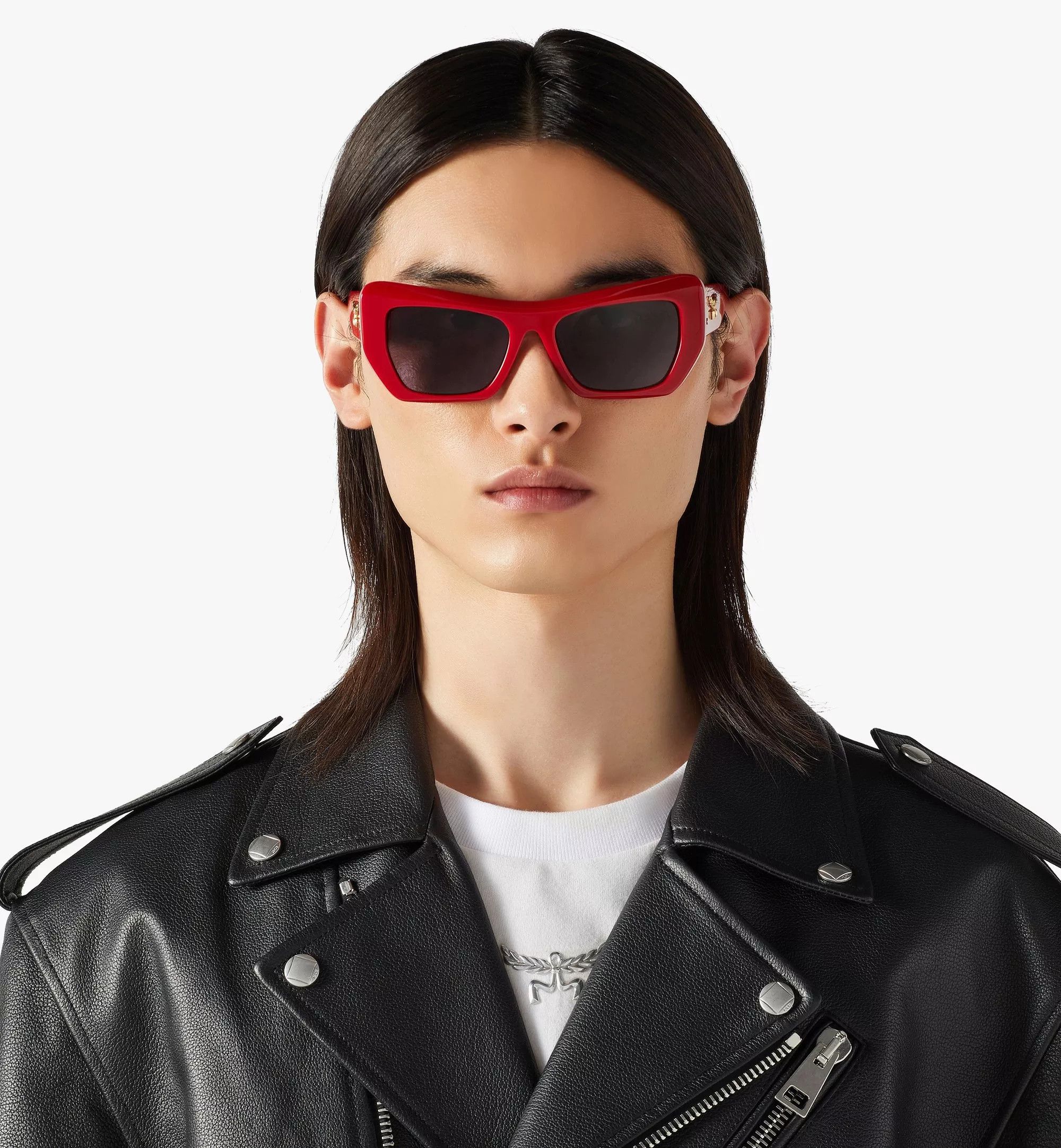 MCM o1mt1gz0825 Size: OS / Unisex Sunglasses in Red Size ONE SIZE - 5 Thumbnail