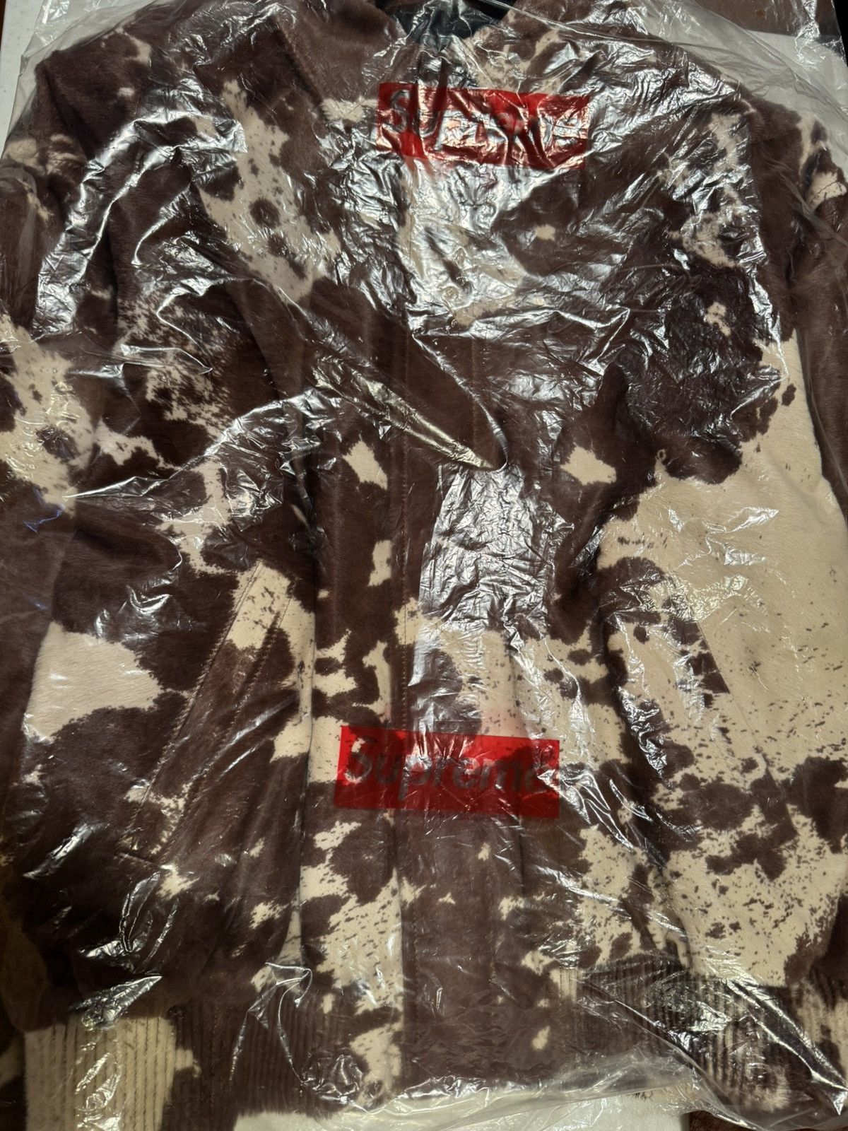 Supreme Supreme Ponyhair Varsity Jacket Size US L / EU 52-54 / 3 - 5 Thumbnail