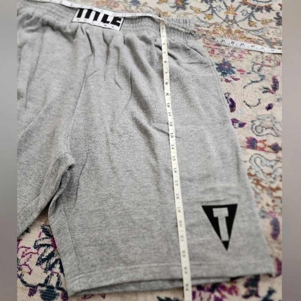 Other New Title Boxing Grey Training Elastic Waist Band Shorts Size US 36 / EU 52 - 5 Thumbnail