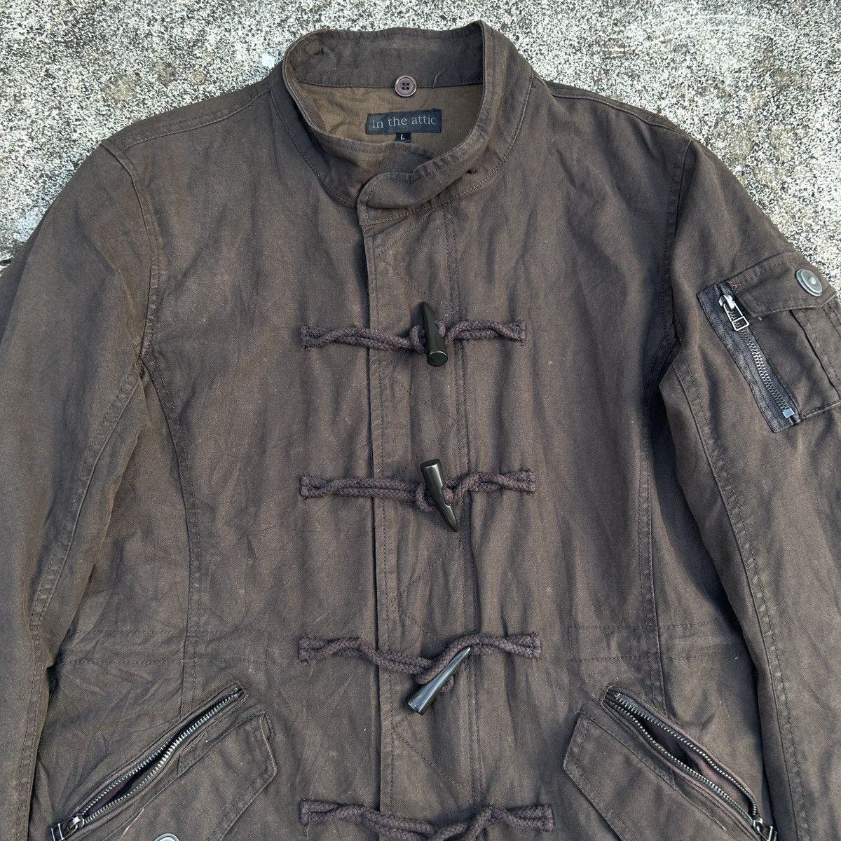In The Attic × Japanese Brand × Le Grande Bleu (L.G.B.) Vintage In The Attic Brown Jacket Size US S / EU 44-46 / 1 - 4 Thumbnail
